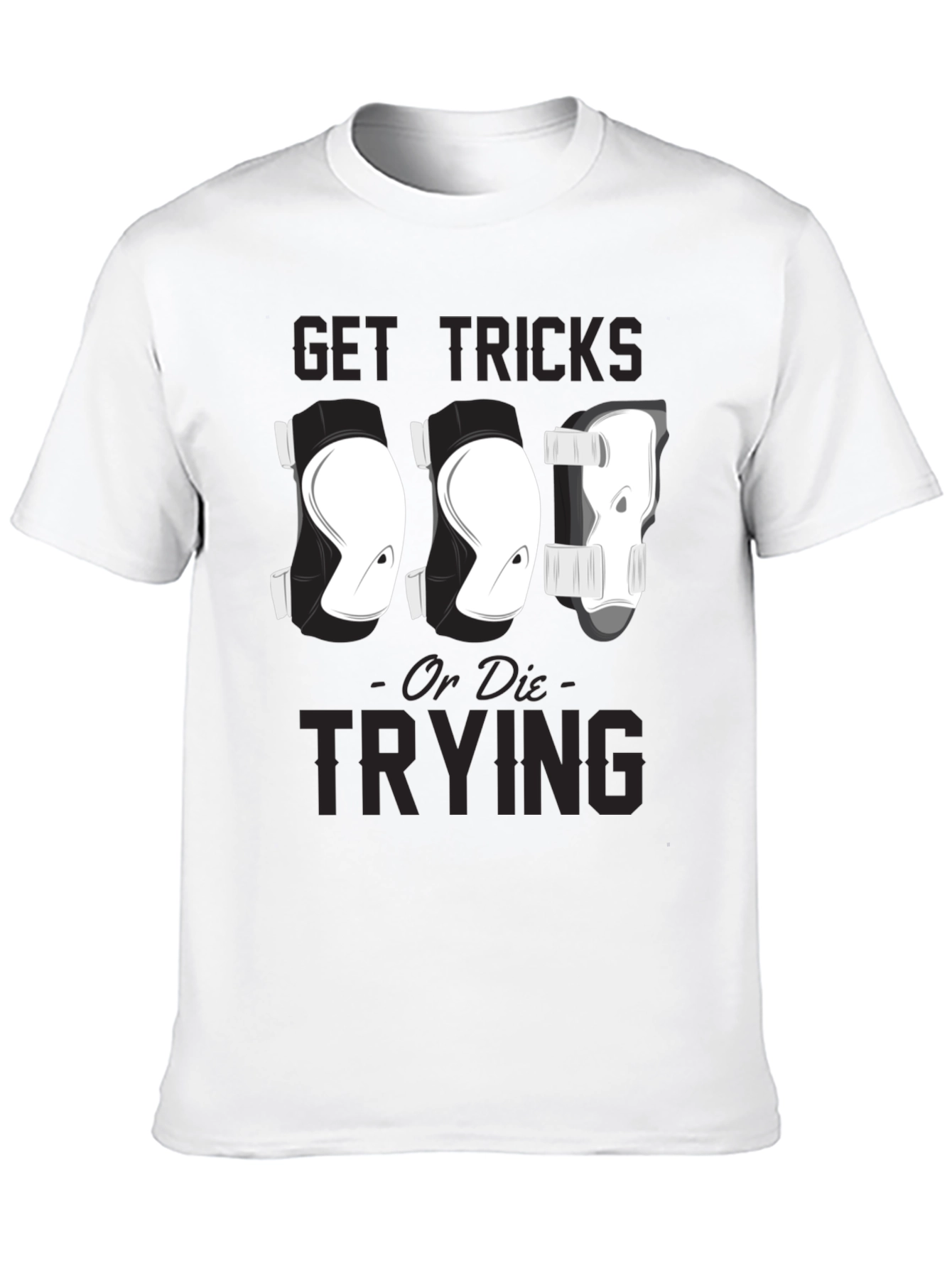 Black Get Tricks or Die Trying T-Shirt view 10