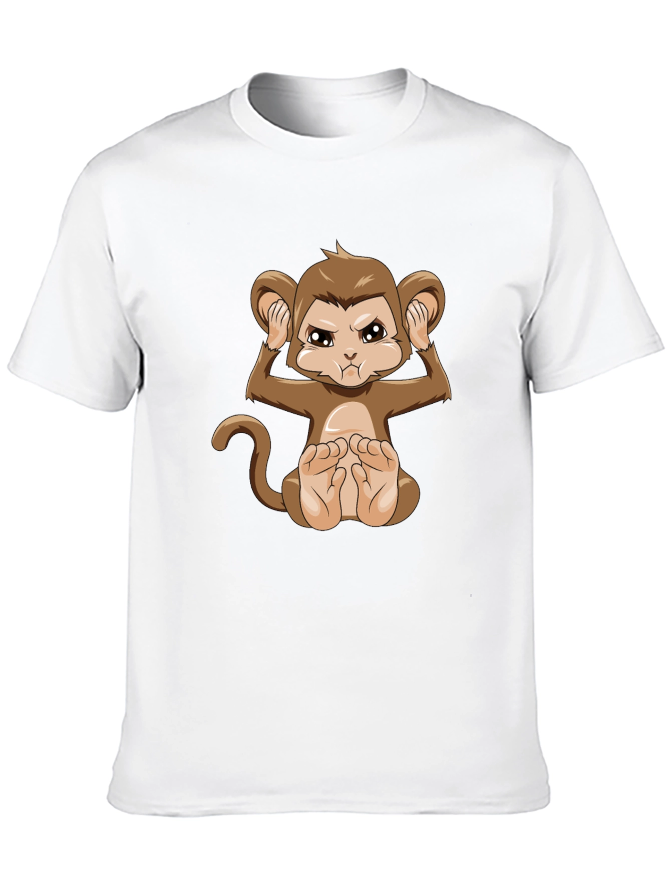 Black Monkey Graphic Black T-Shirt view 10