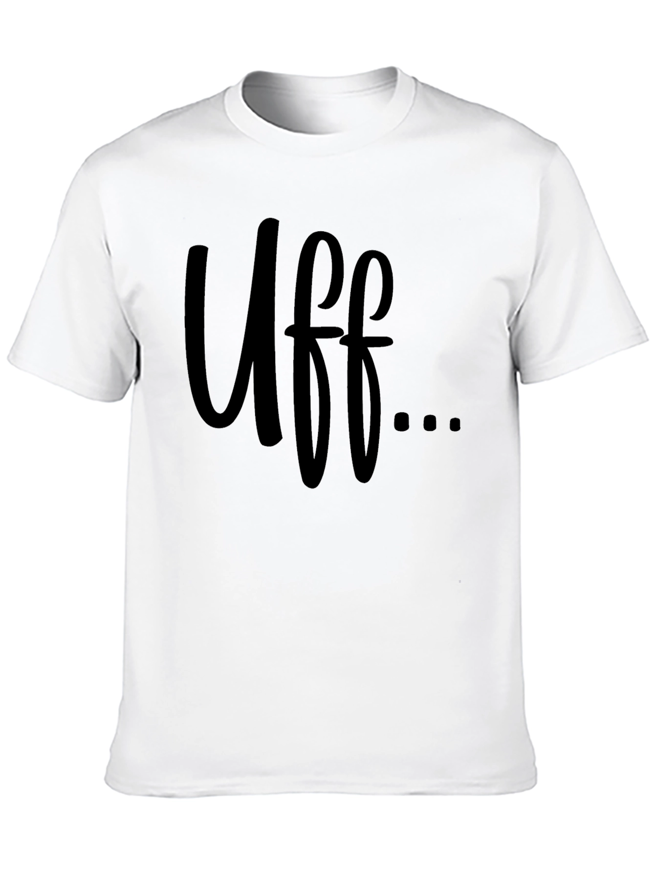 Black Uff... Graphic Tee - Soft Cotton, Casual Style view 10