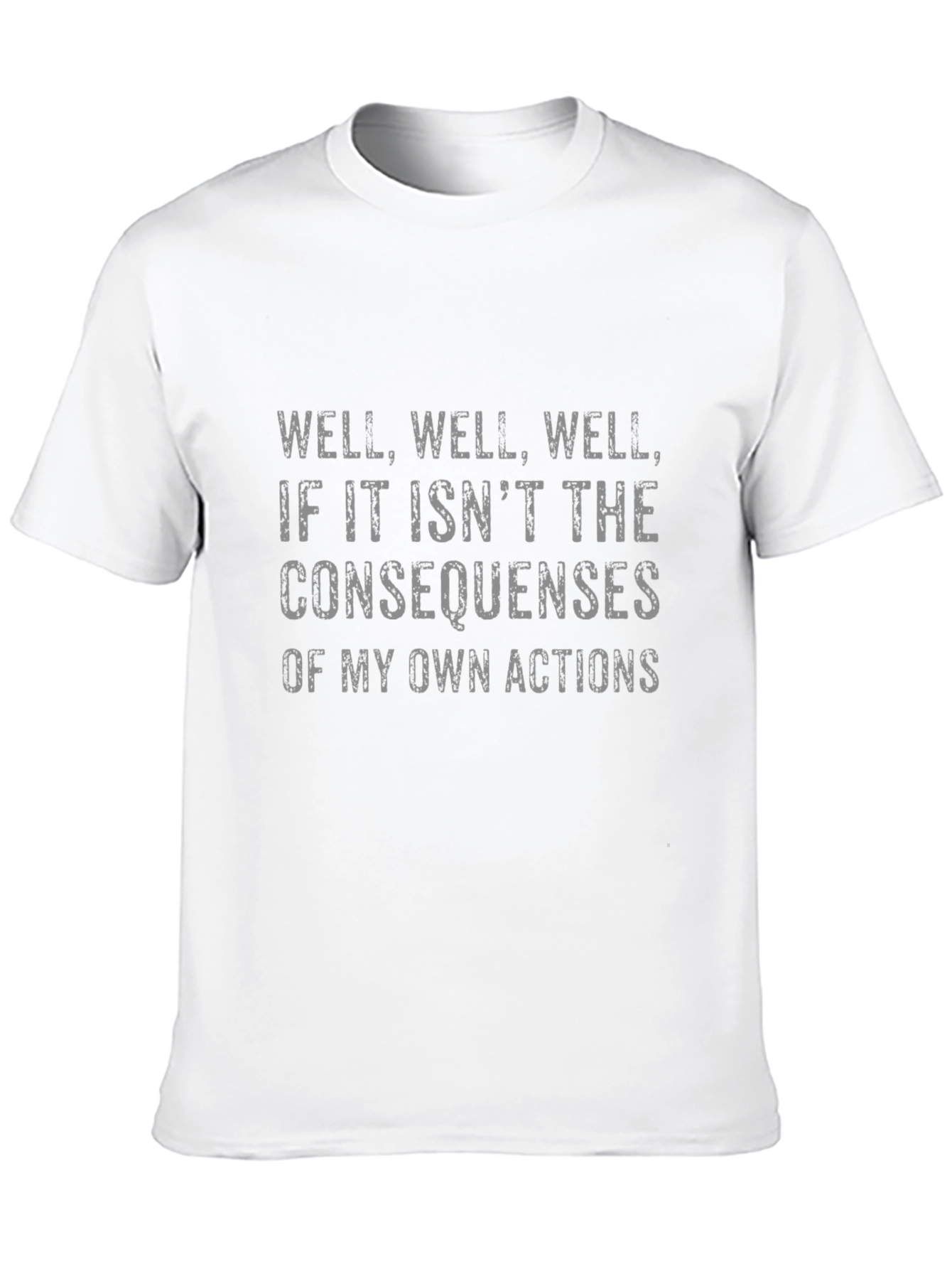 Black Consequences T-Shirt: Humorous Statement Tee view 10