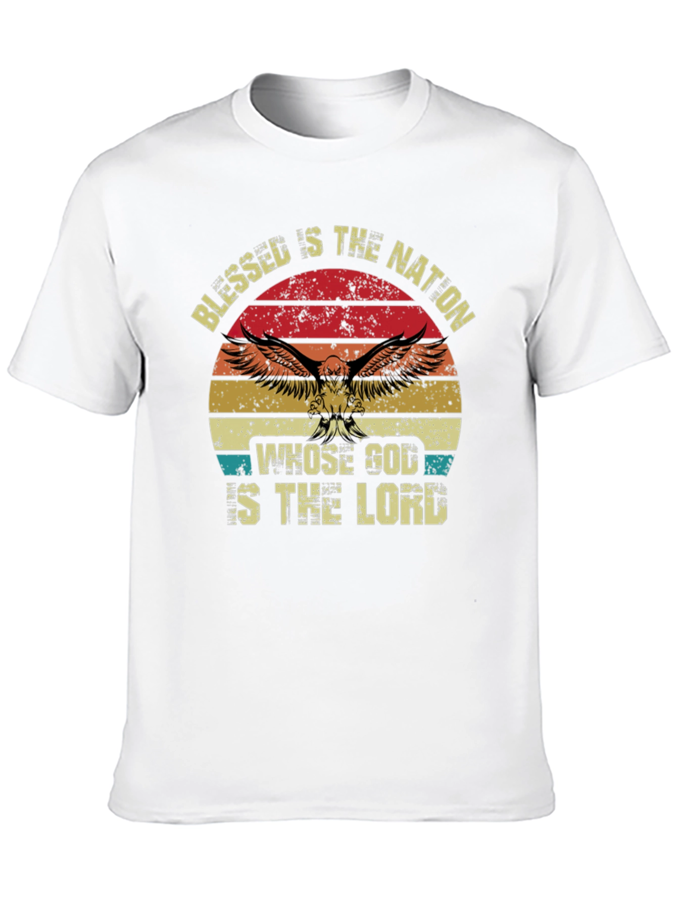 Black Blessed Nation Graphic T-Shirt view 10
