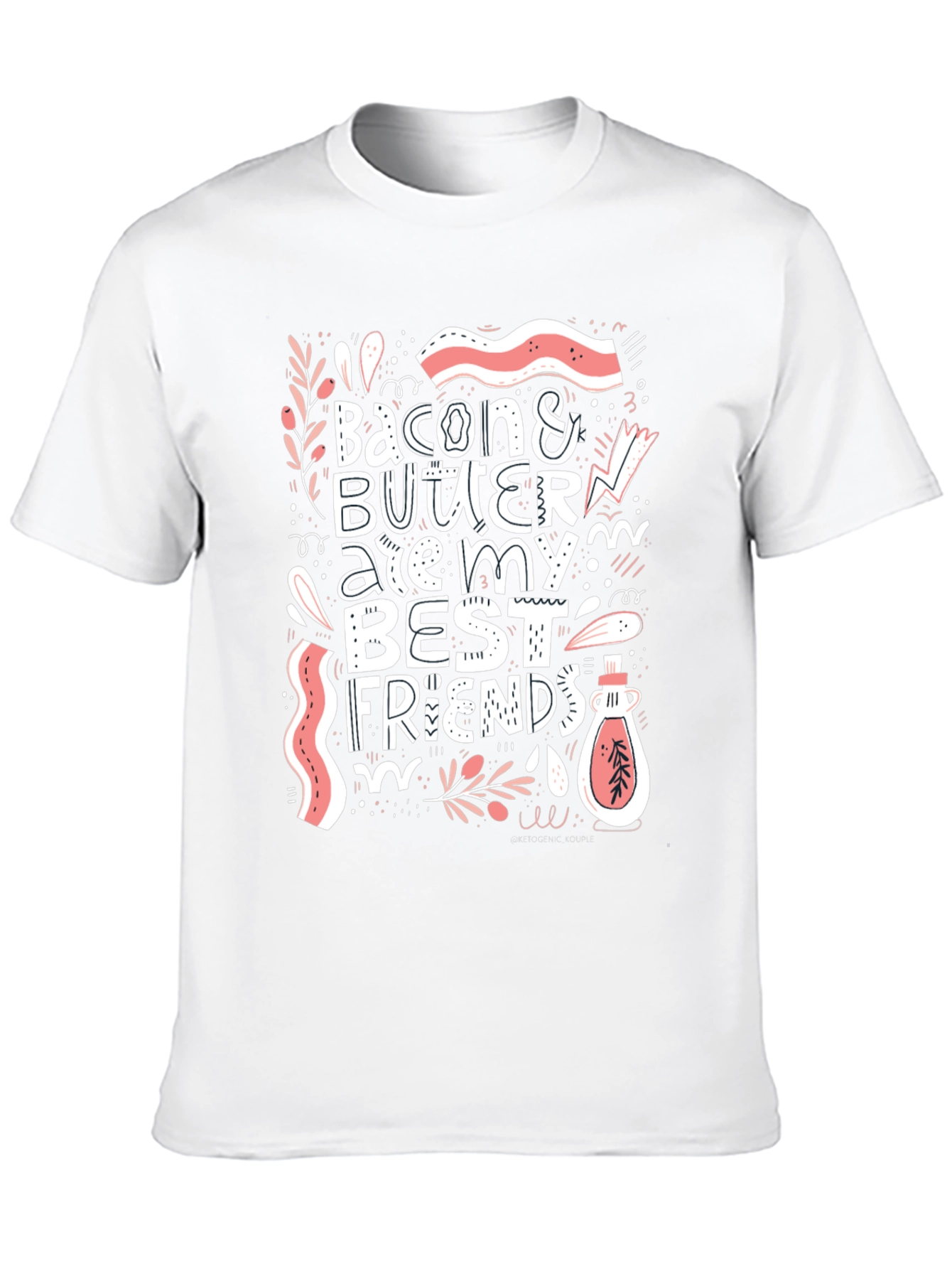 Black Bacon & Butter Best Friends Graphic Tee view 10