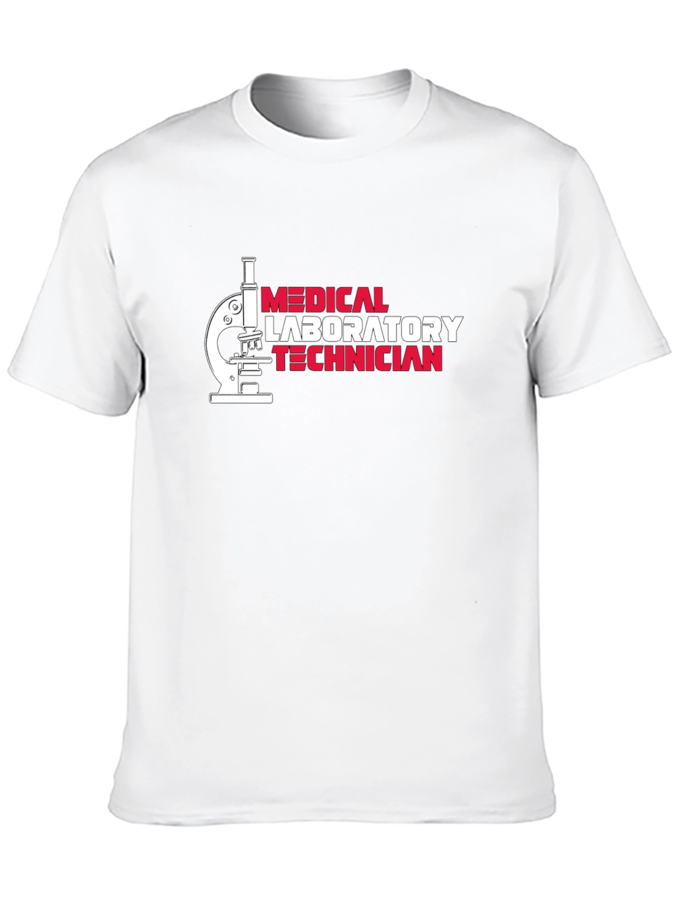 Black Medical Laboratory Technician T-Shirt - Black view 10