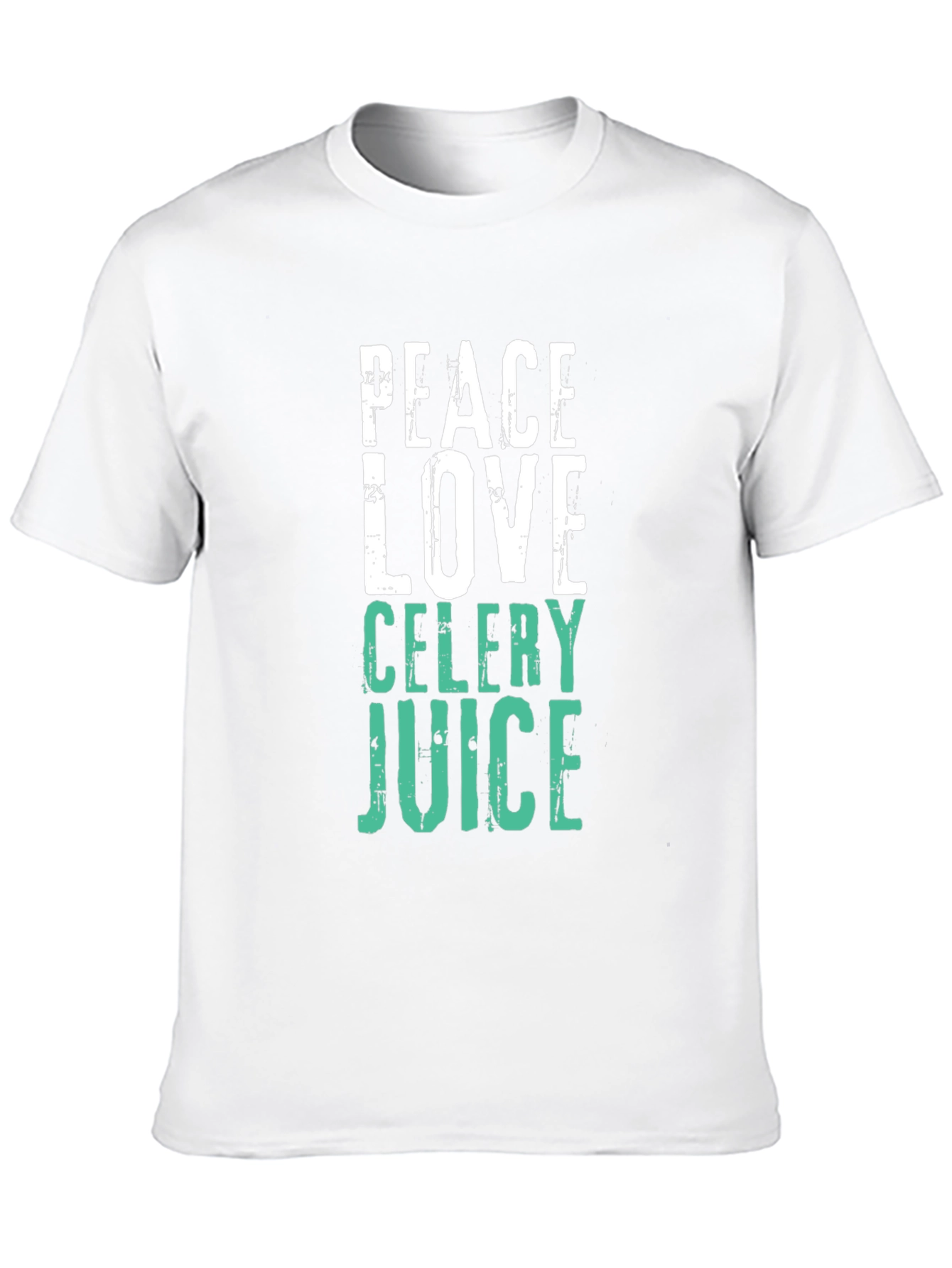 Black Peace Love Celery Juice T-Shirt view 10