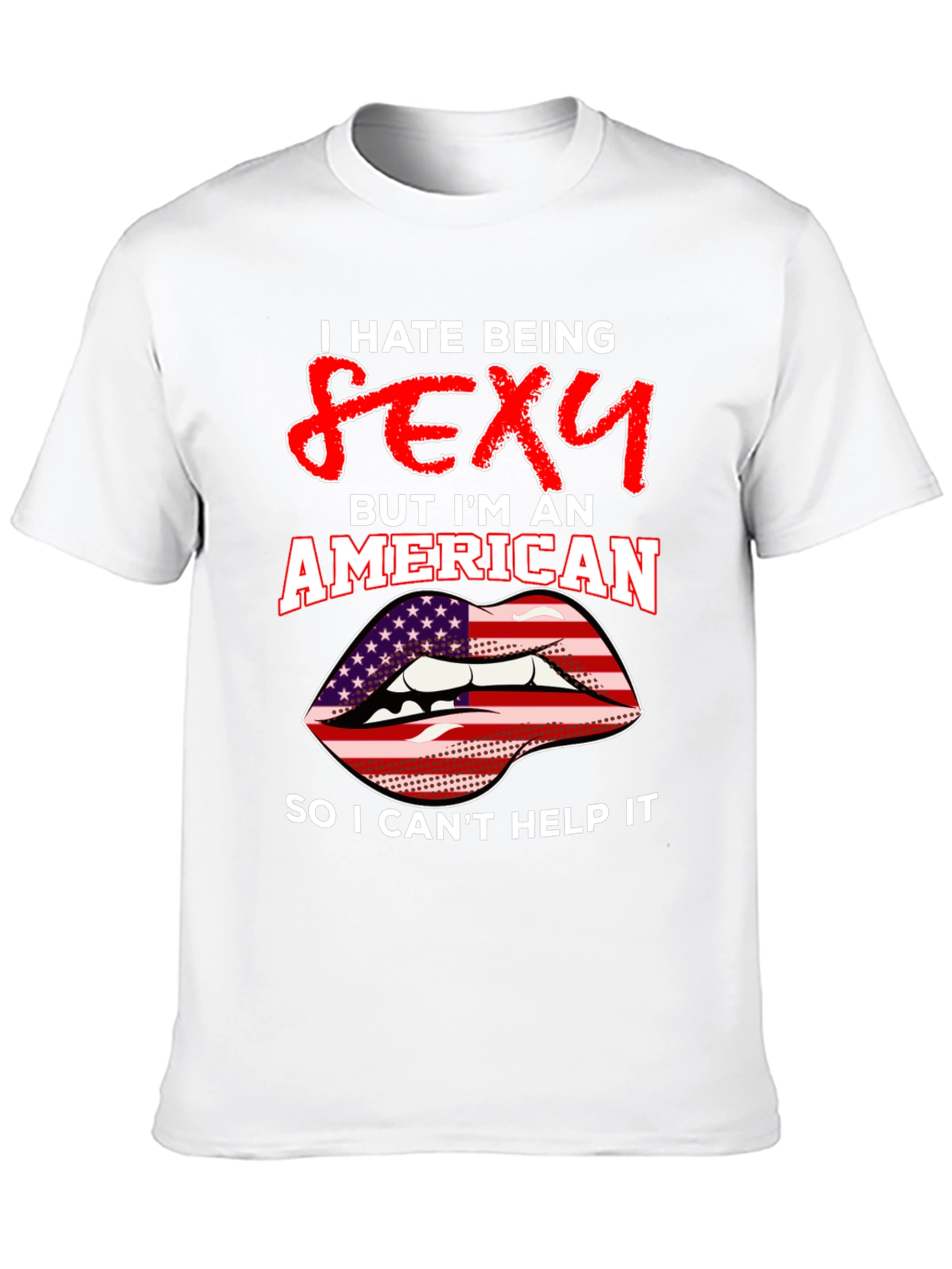 Black Sexy American Graphic Tee view 10