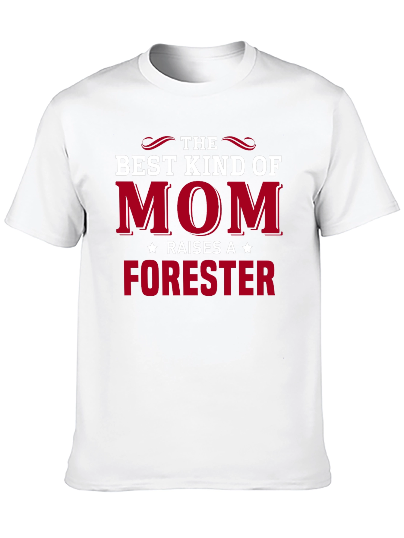 Black Best Kind of Mom Raises A Forester Graphic Tee view 10