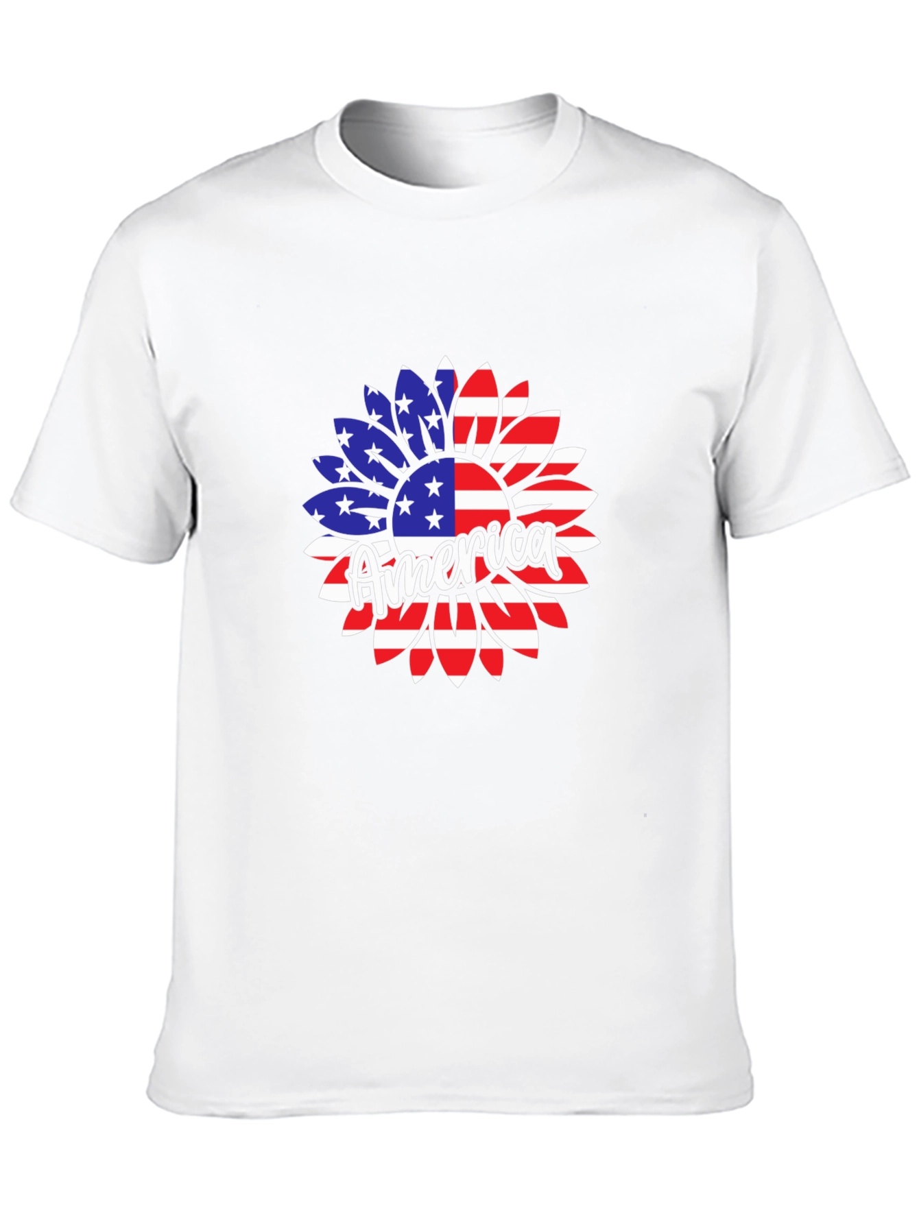 America Sunflower Graphic Tee - Patriotic Pride! - 10