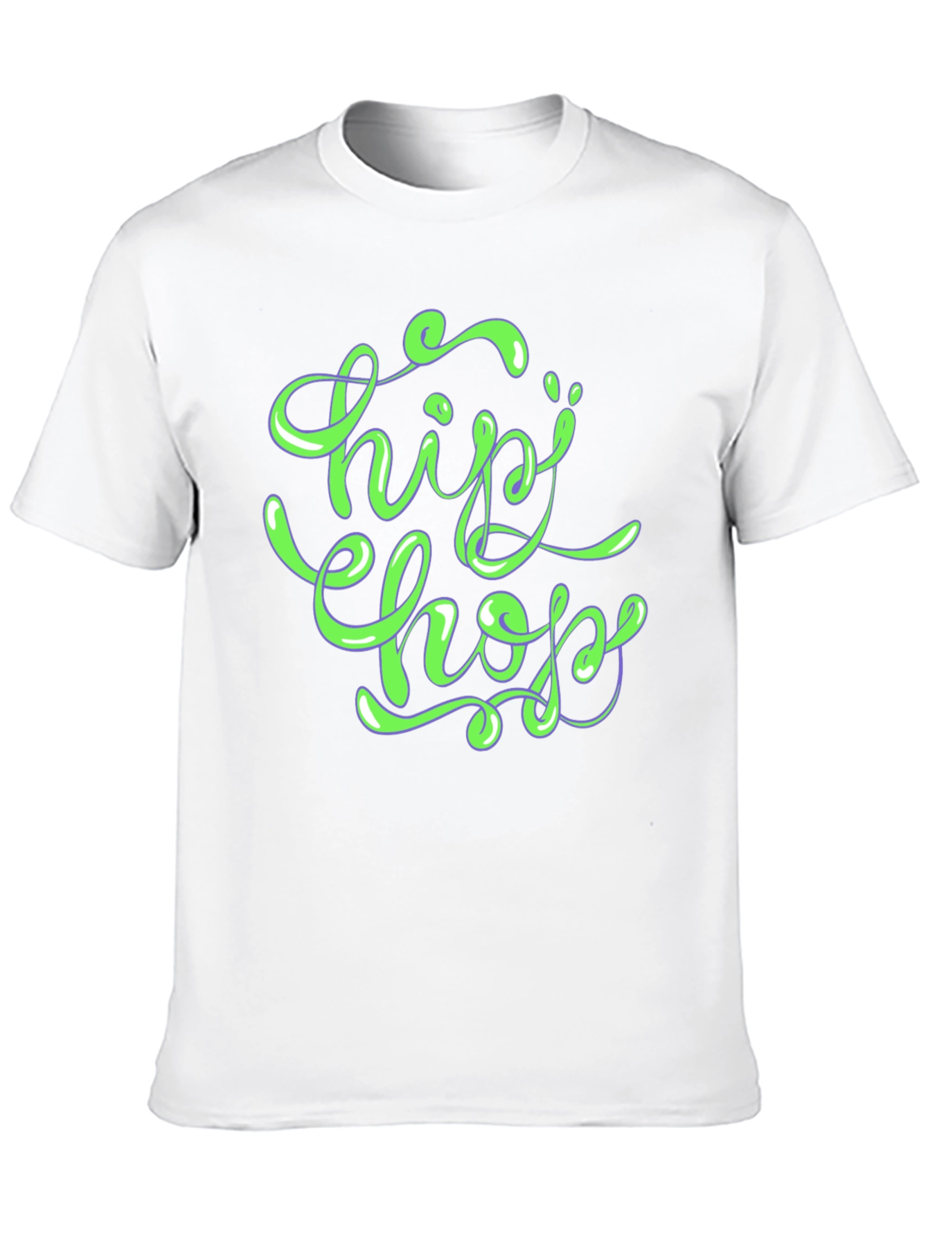 Black Hip Hop Graphic T-Shirt - Stylish Urban Design view 10