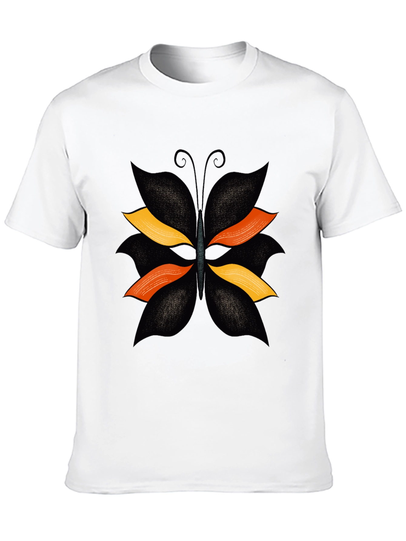 Black Butterfly Graphic T-Shirt - Stylish Casual Tee view 10