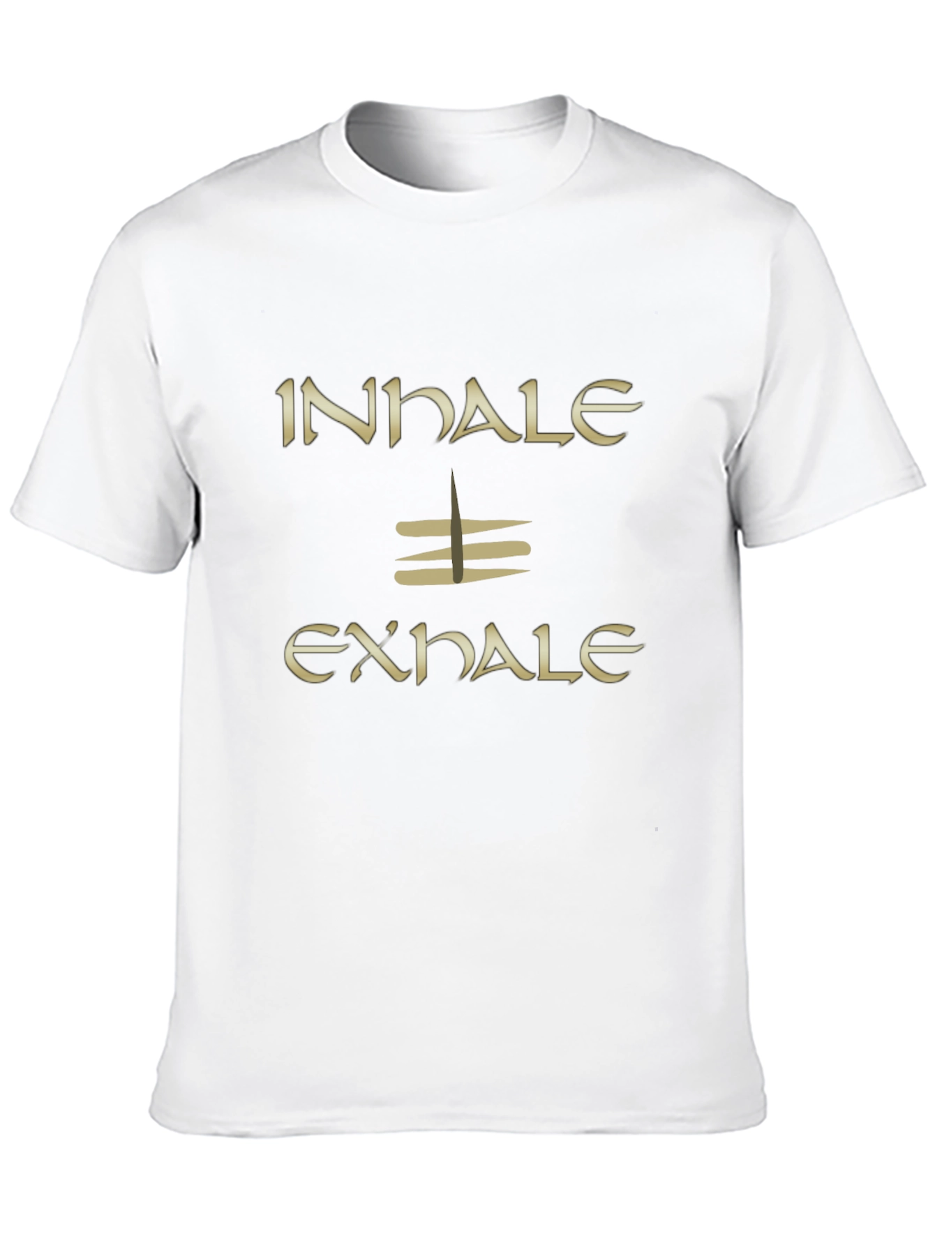 Black Inhale Exhale Graphic Tee - Relaxed Fit view 10