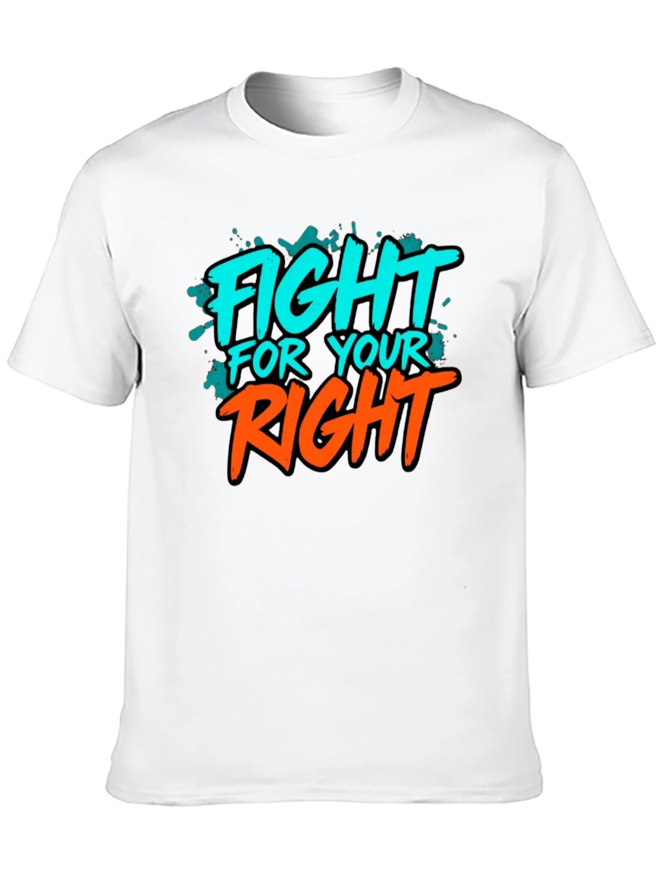 Black Fight For Your Right Graphic Tee view 10