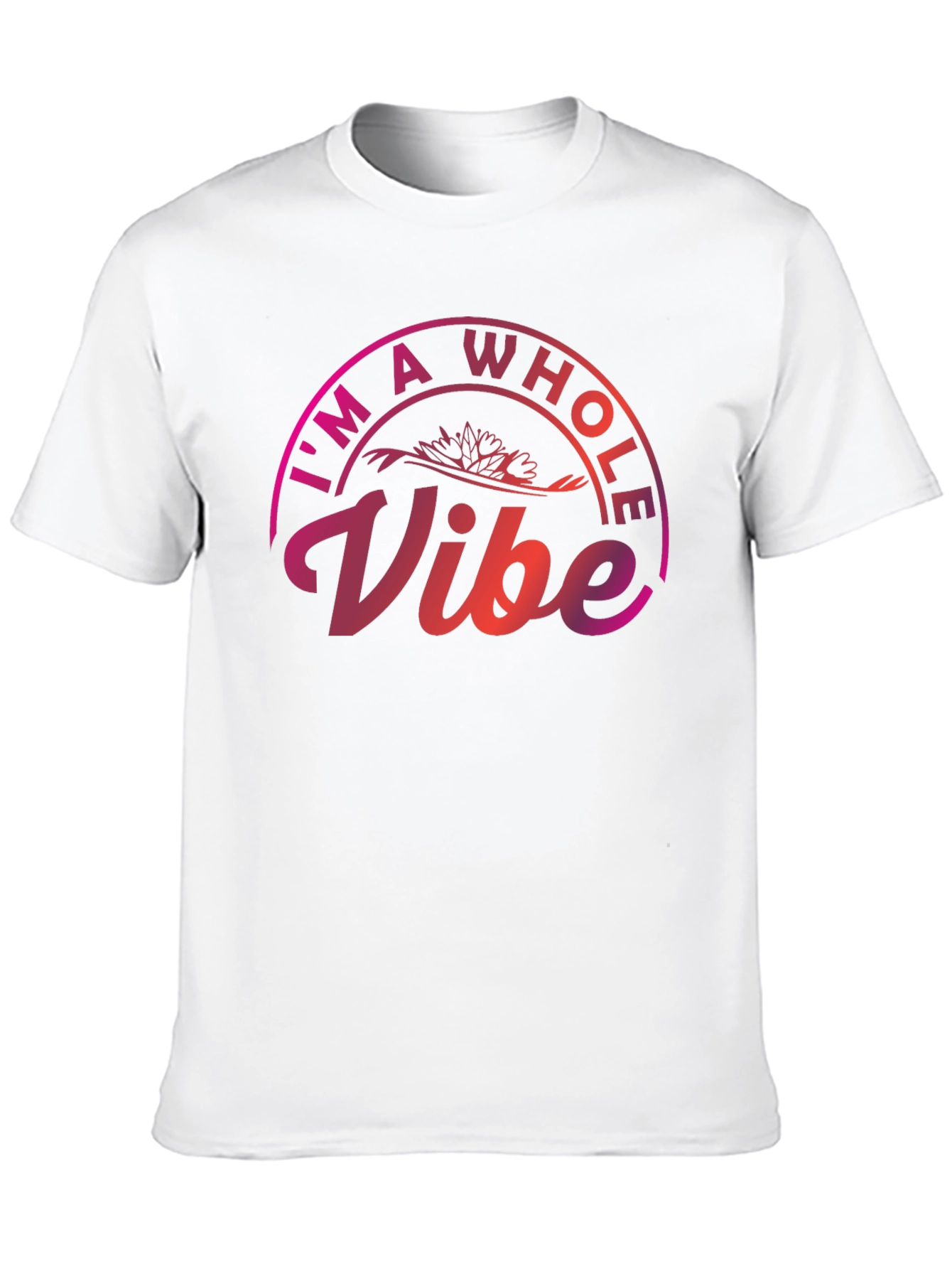 Black I'm A Whole Vibe Graphic Tee view 10