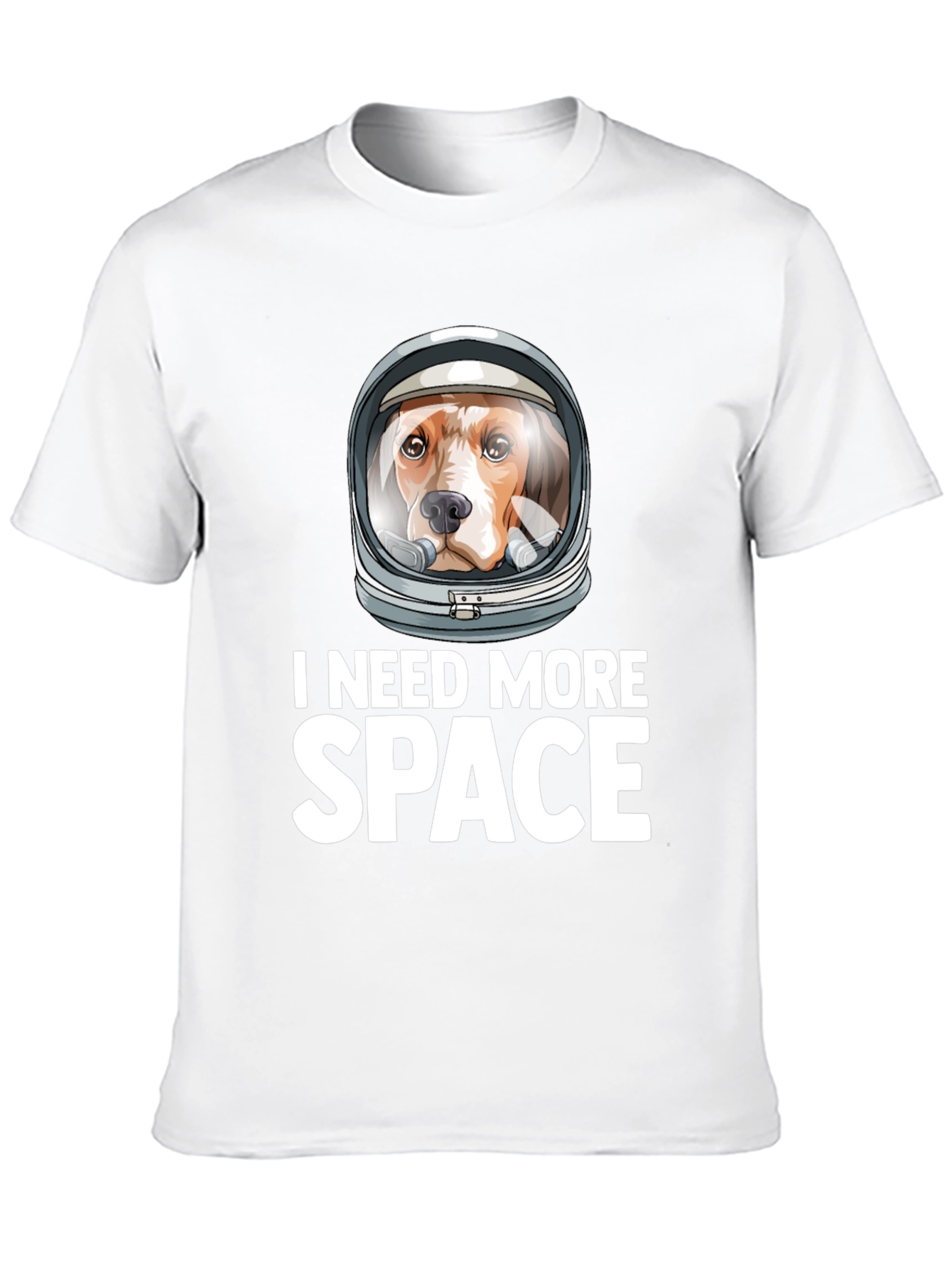 Black Dog Astronaut T-Shirt - I Need More Space view 10