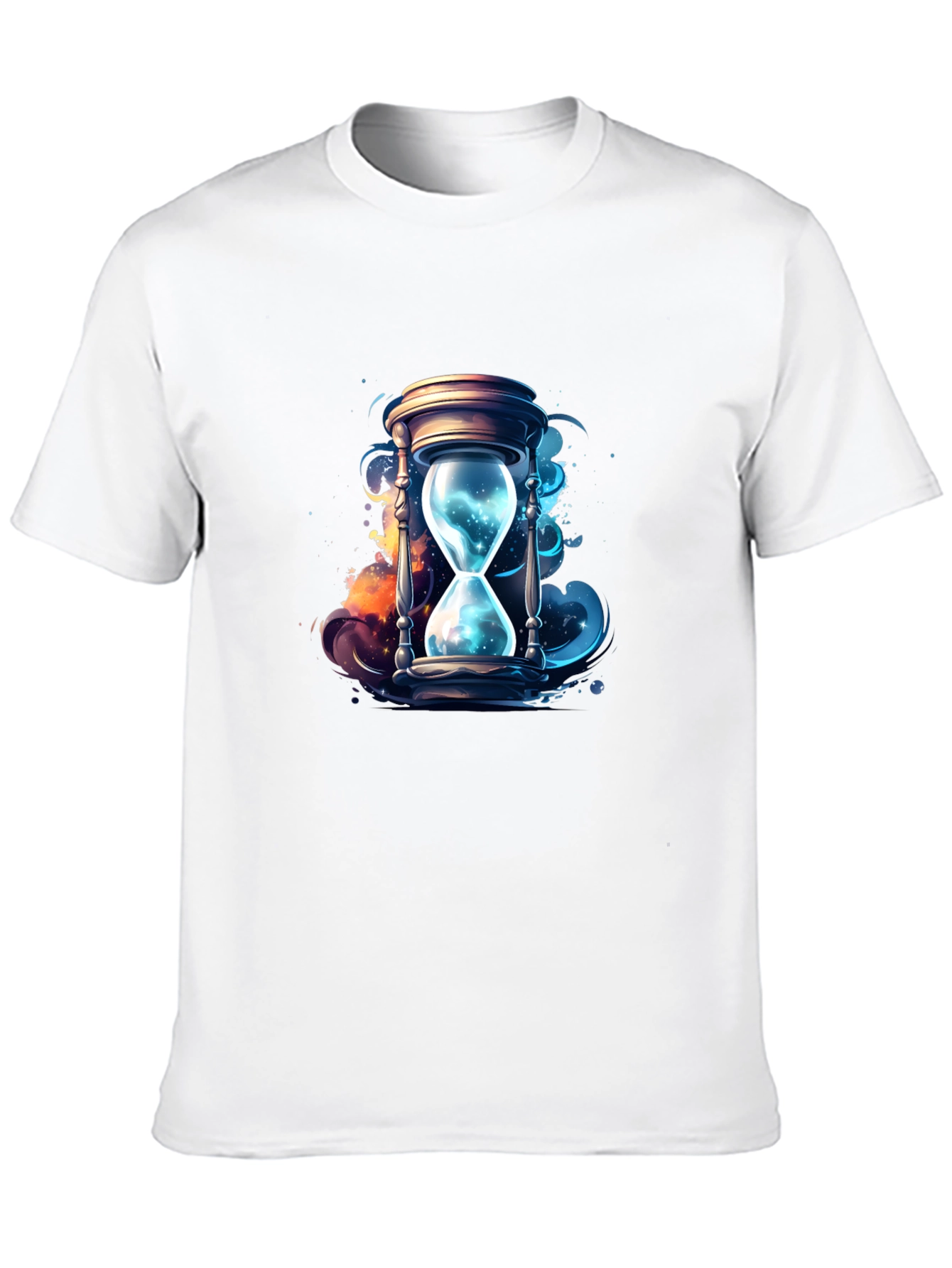 Black Hourglass T-Shirt - Timeless Design view 10