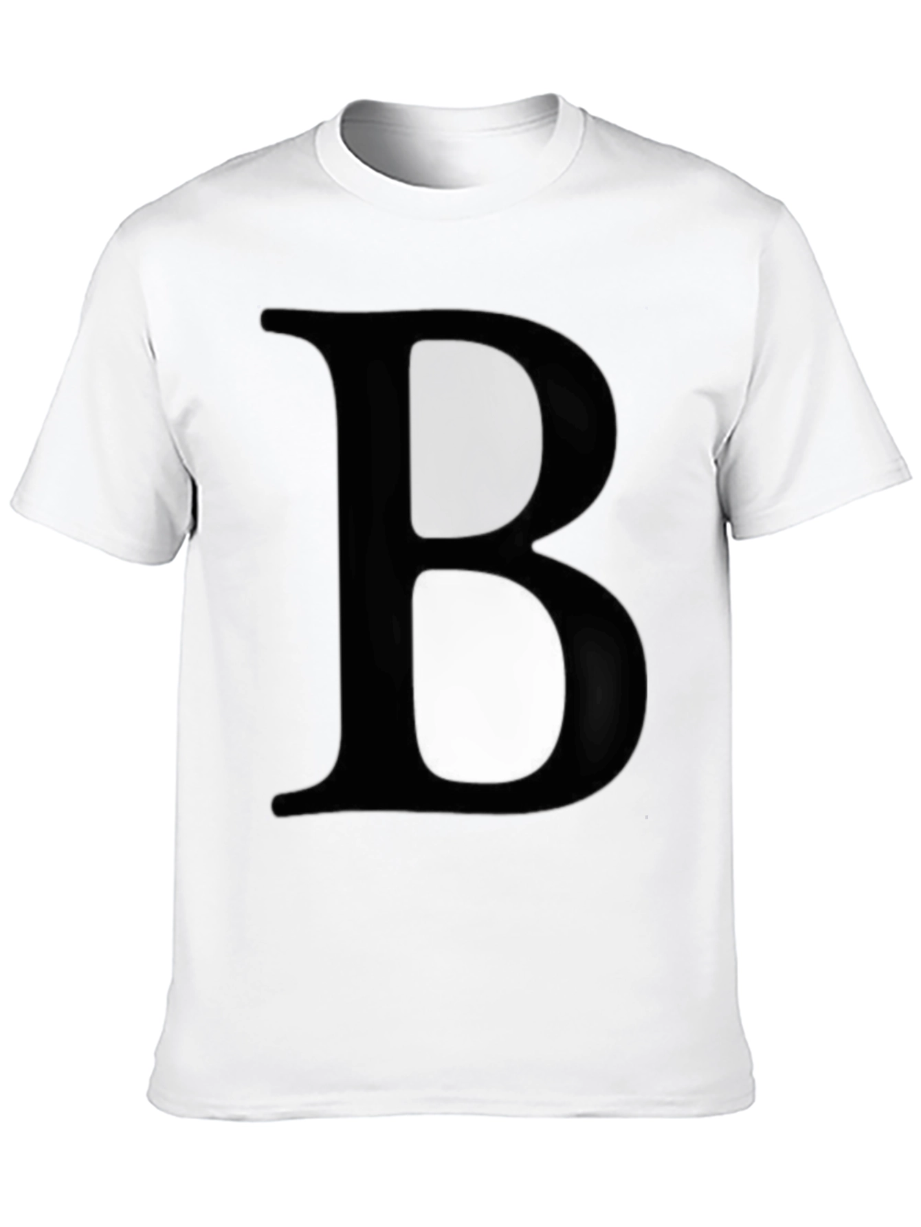 Black Bold "B" Graphic T-Shirt - Stylish Casual Wear view 10