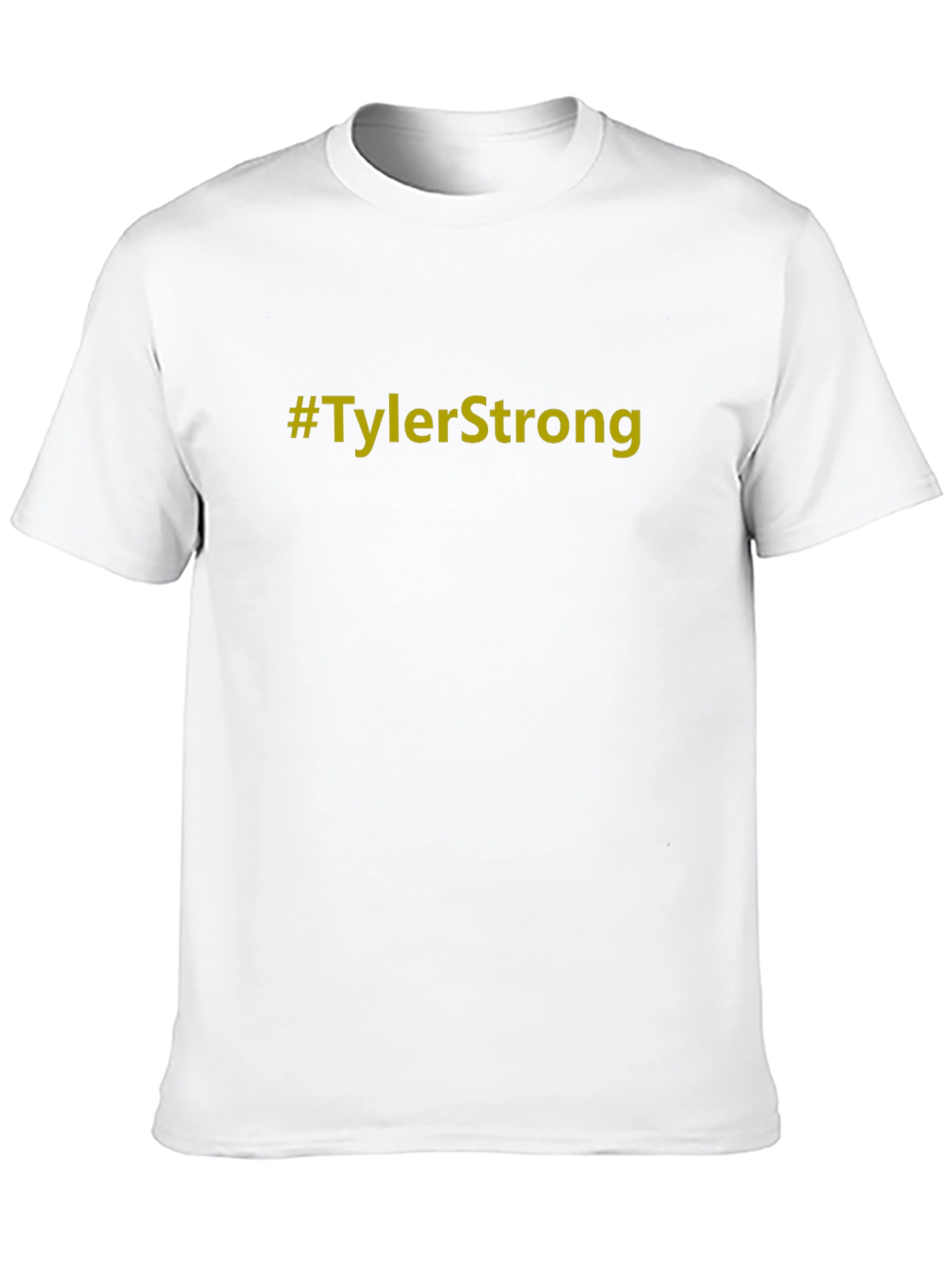 Black TylerStrong Black T-Shirt - Support Awareness view 10