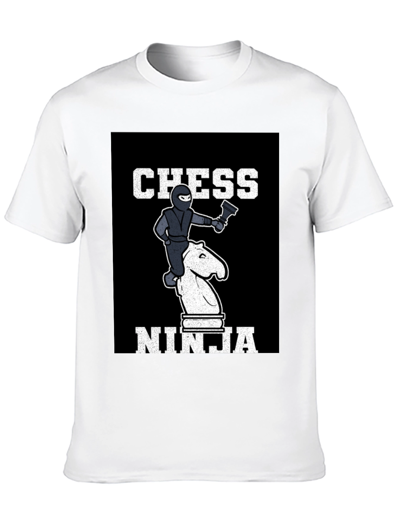 Black Chess Ninja T-Shirt view 10