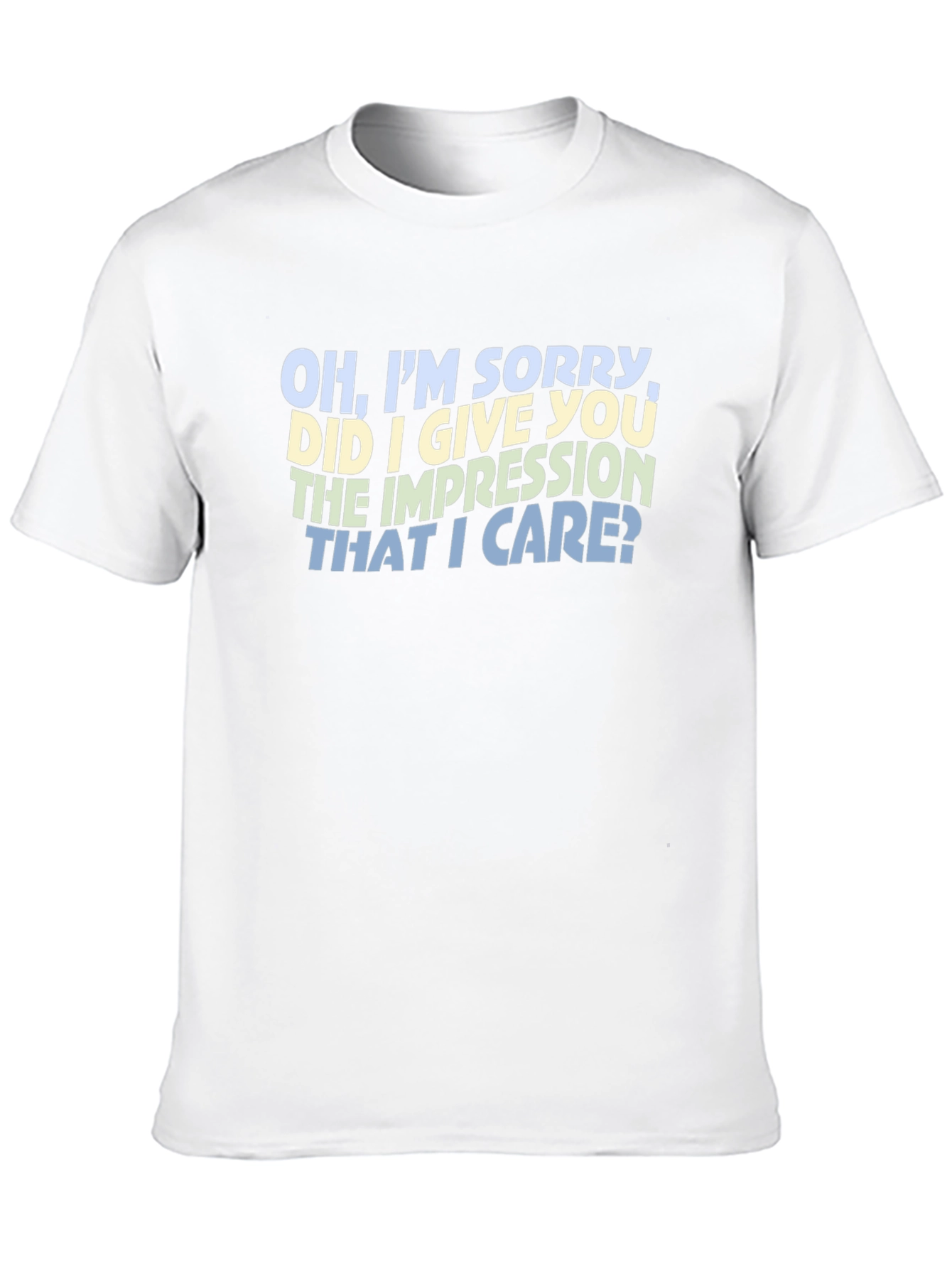 Black Sarcastic Statement T-Shirt - Oh I'm Sorry view 10