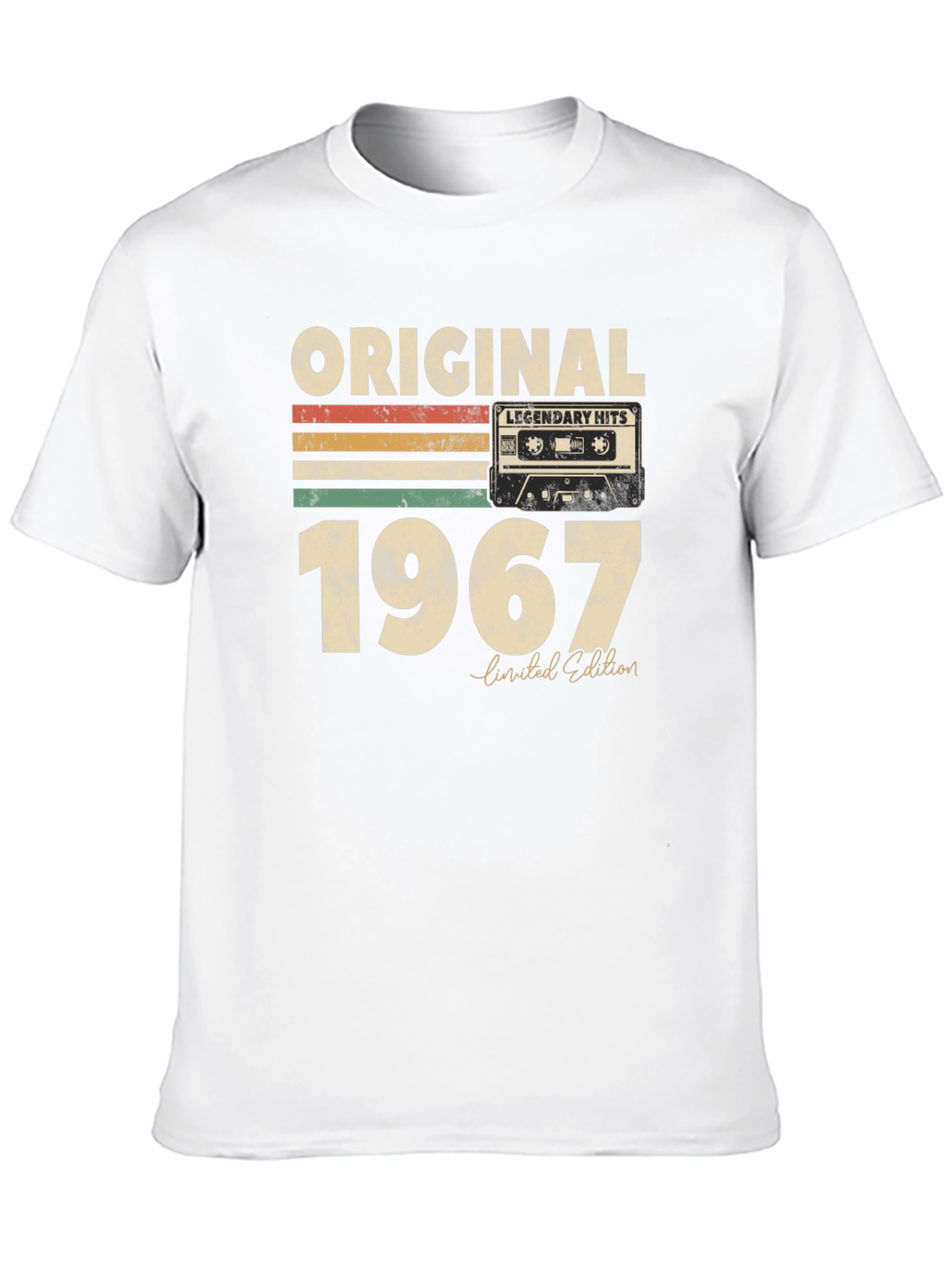 Black Original 1967 Legendary Hits Cassette Tape T-Shirt view 10
