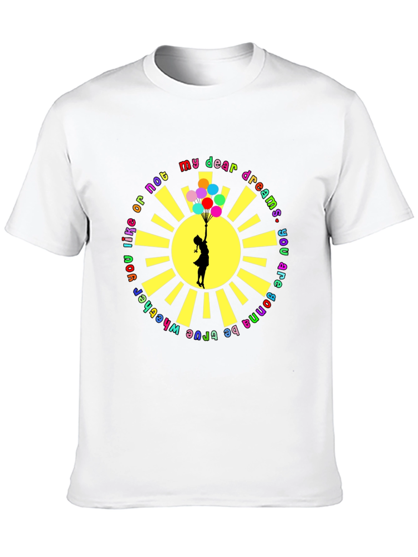 Black Dreamer Graphic Tee - Inspirational Unisex T-Shirt view 10