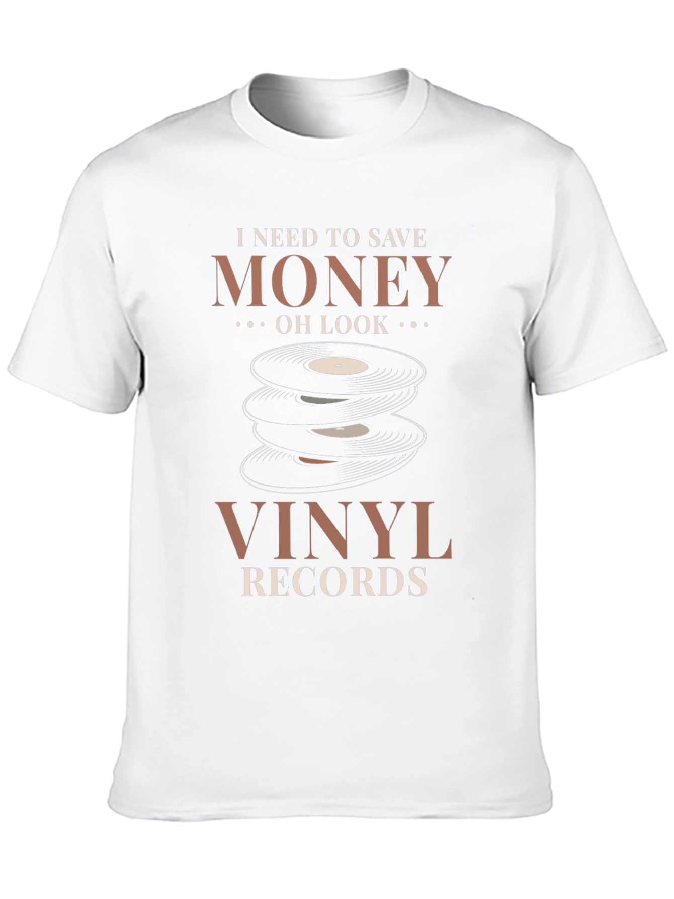 Black Vinyl Records T-Shirt: Save Money, Oh Look! view 10