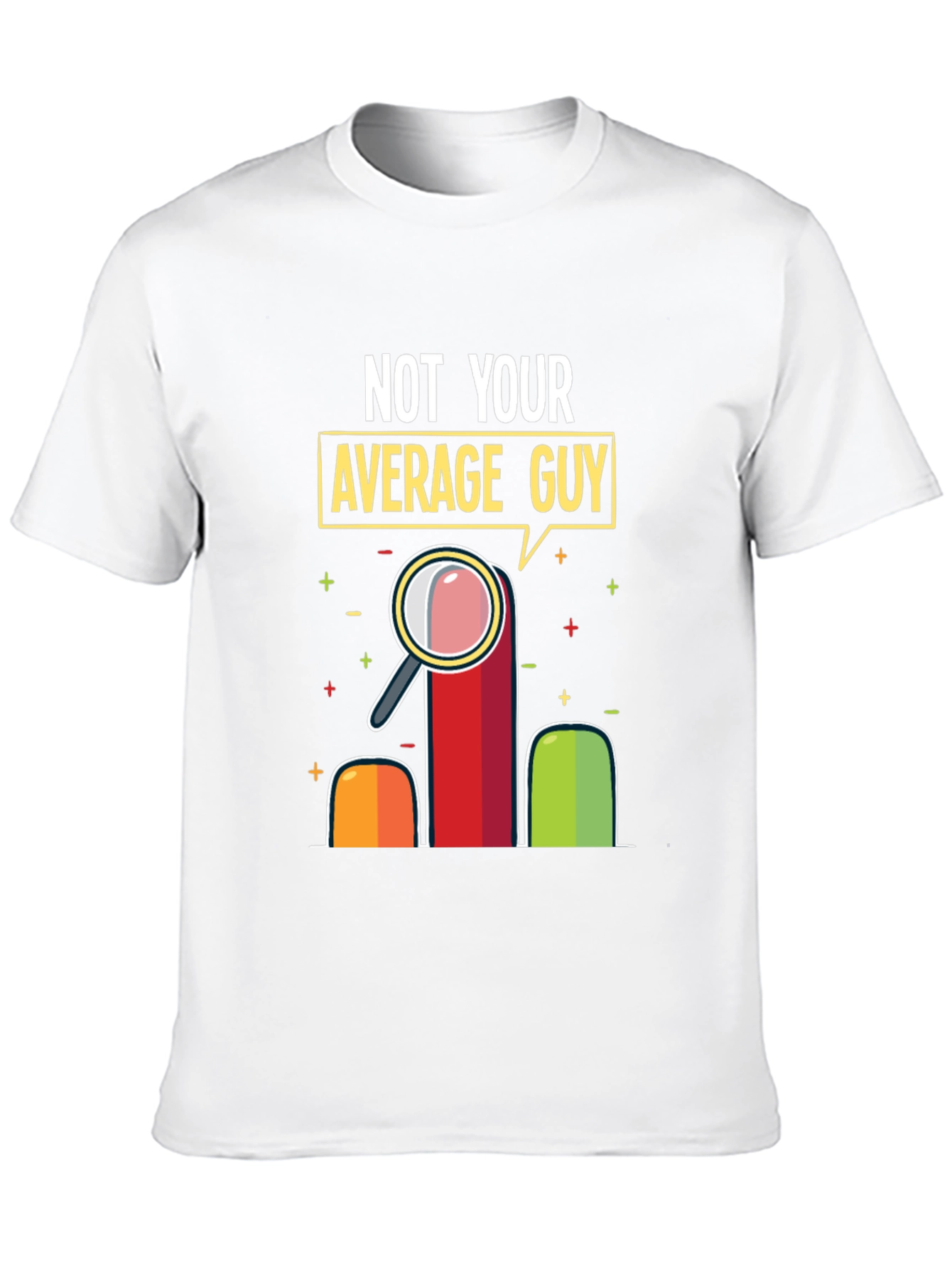 Black Not Your Average Guy Graphic T-Shirt view 10