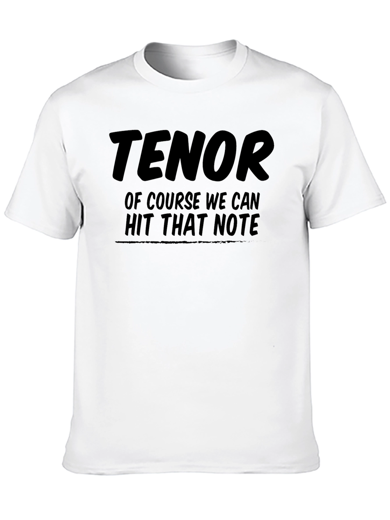 Black Tenor Hit That Note Graphic T-Shirt view 10