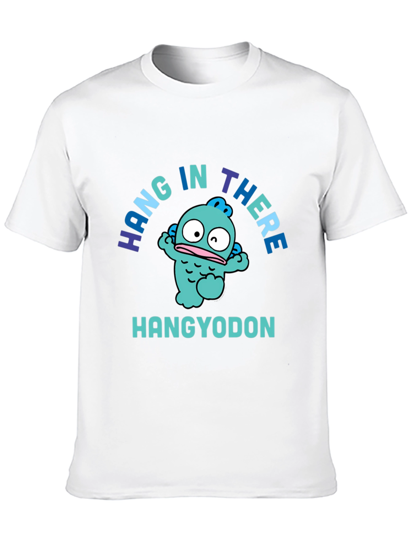Black Hangyodon Graphic Tee - Cute & Funny Sanrio T-Shirt view 10