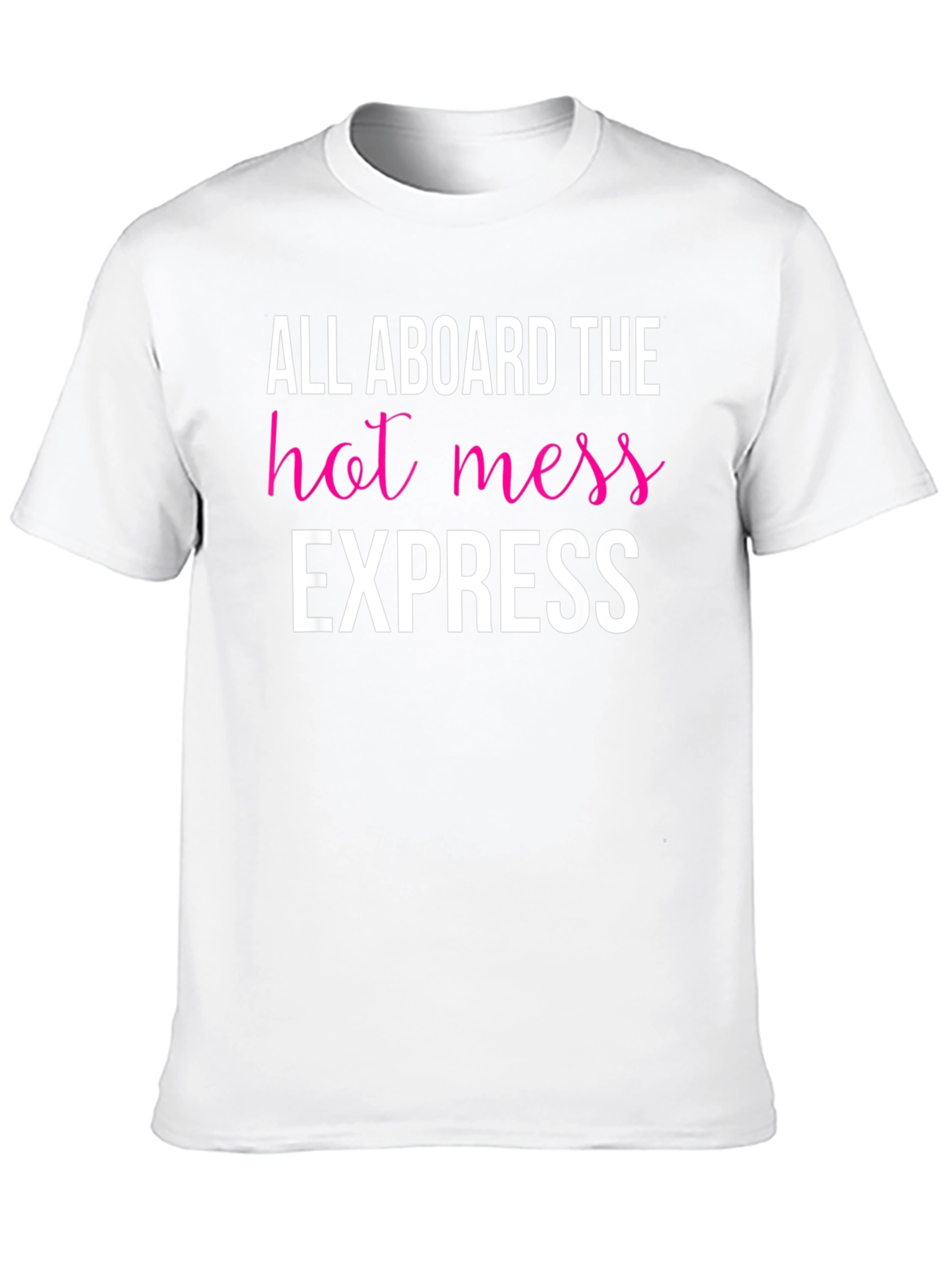 Black Hot Mess Express T-Shirt - Novelty Graphic Tee view 10