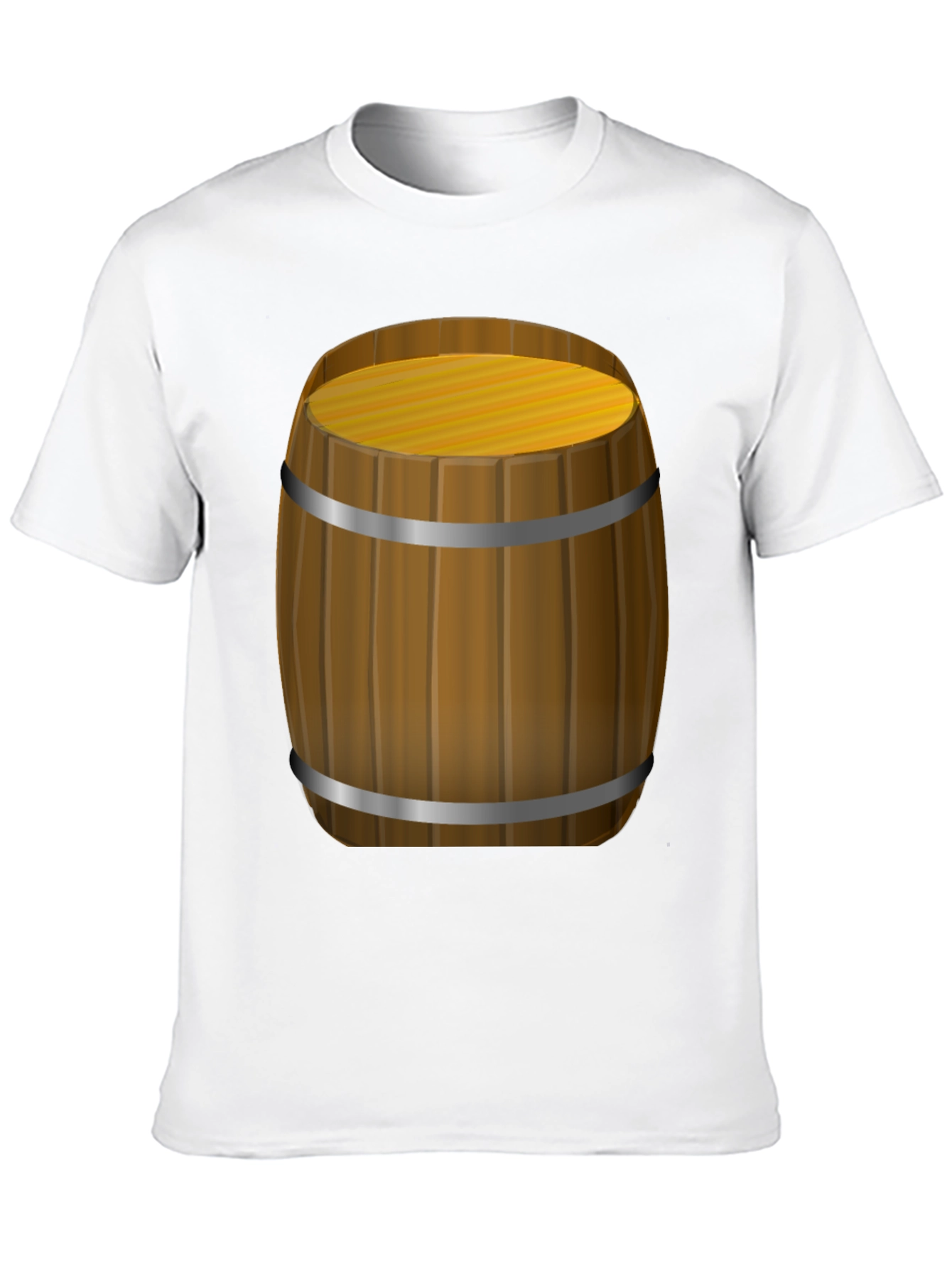 Black Novelty Barrel Graphic T-Shirt view 10