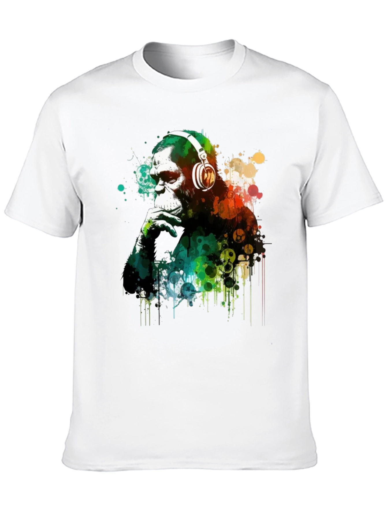 Black Monkey DJ Graphic T-Shirt view 10