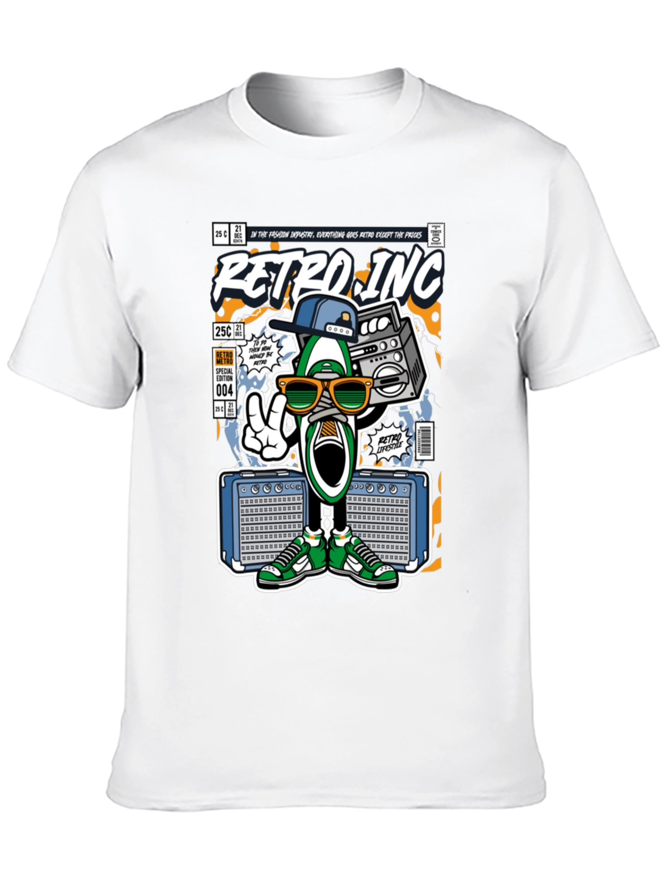 Black Retro Inc. Graphic Tee view 10