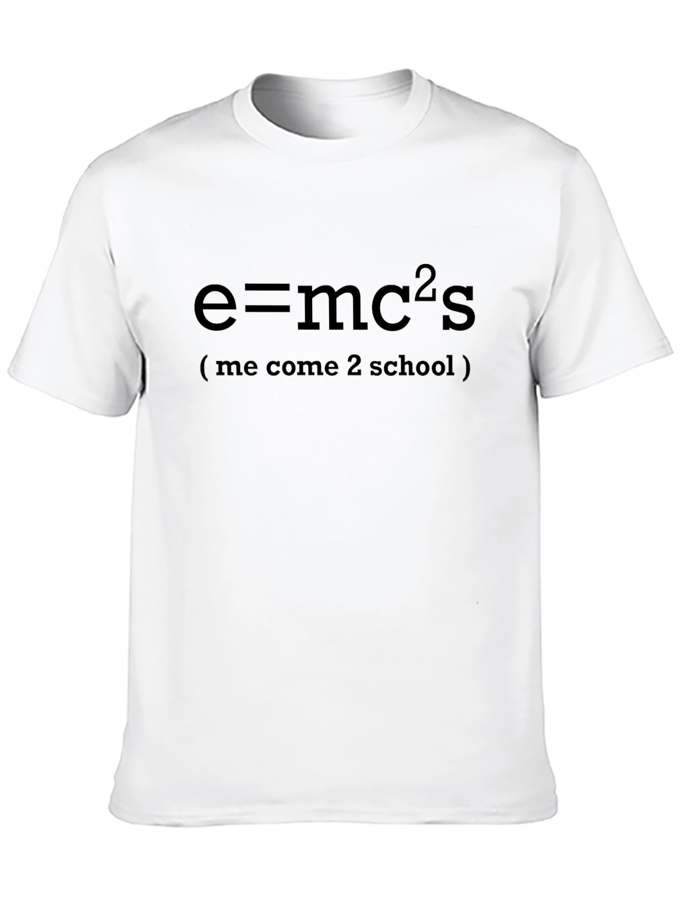 Black E=mc2's T-Shirt - Me Come 2 School view 10
