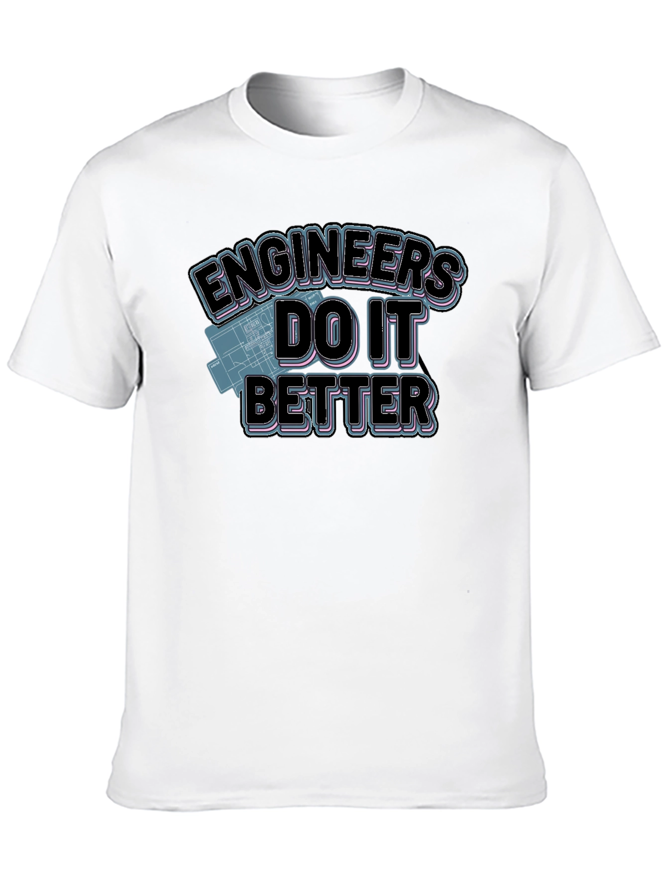 Black Engineers Do It Better Graphic T-Shirt view 10