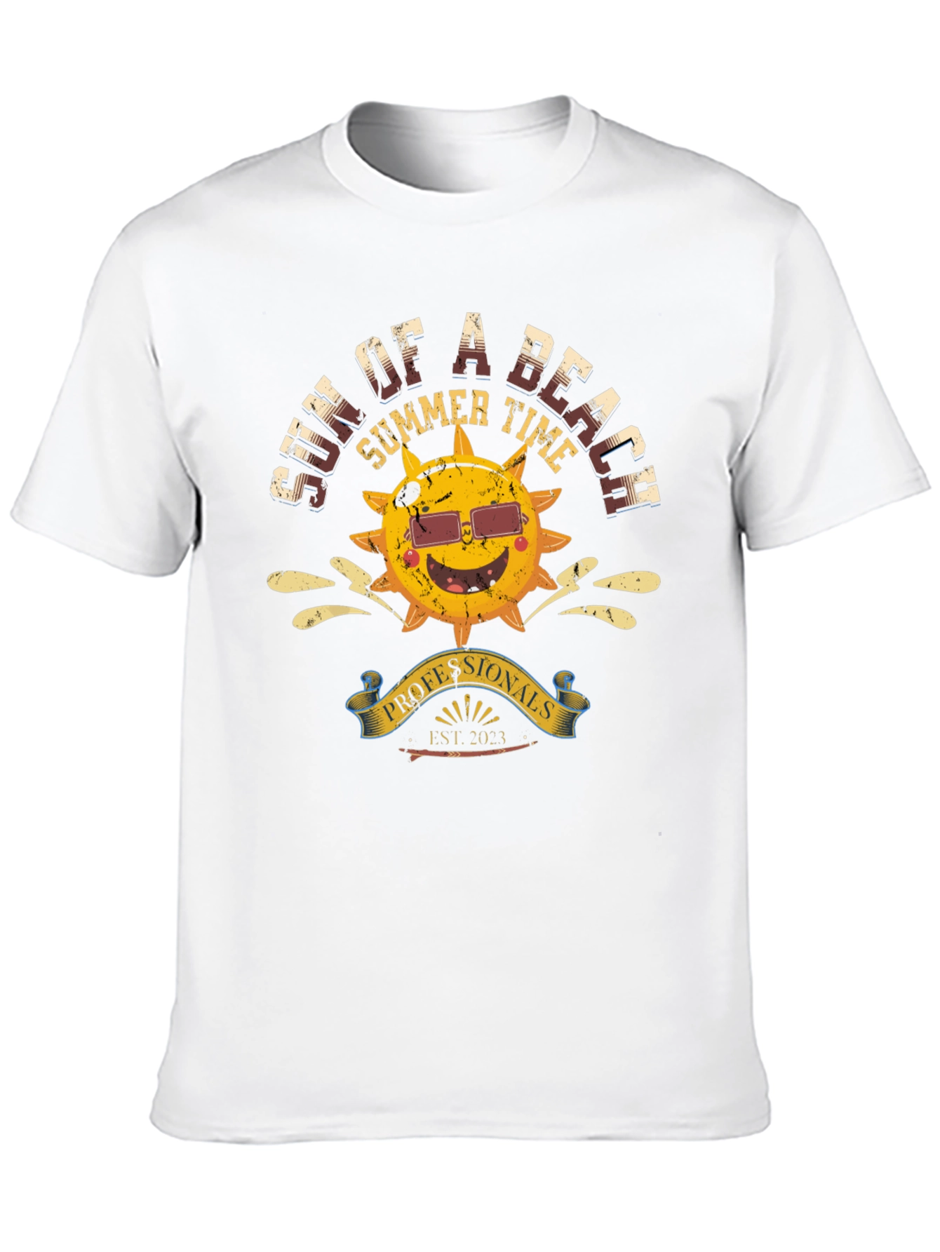 Black Sun of a Beach Summer T-Shirt view 10