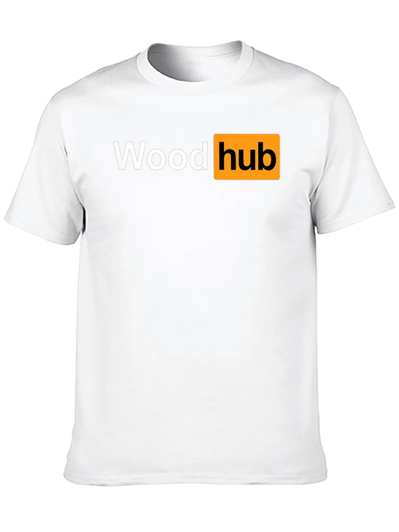Black Wood Hub Black T-Shirt - Funny Design view 10