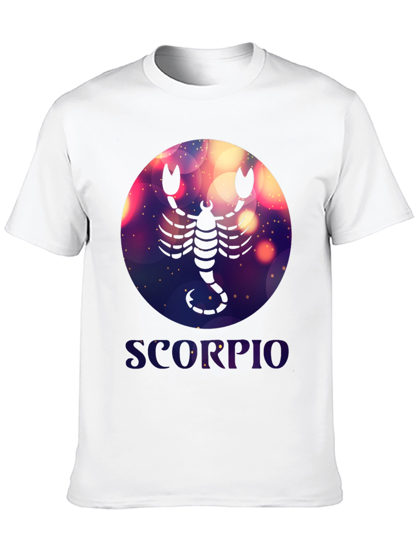 Black Scorpio Zodiac Graphic T-Shirt - Black Cotton Blend view 10