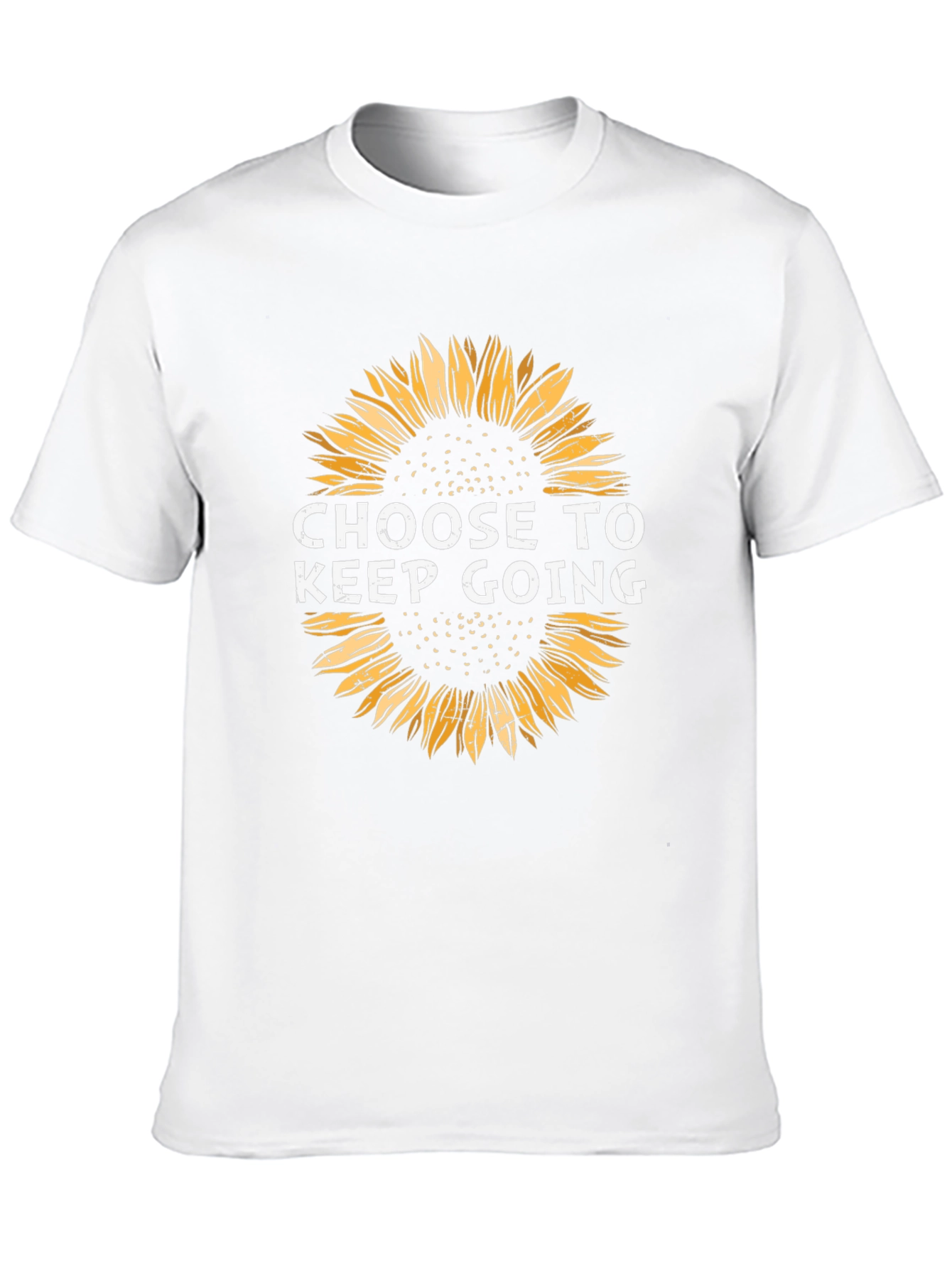 Black Choose to Keep Going Sunflower Graphic Tee - Black view 10