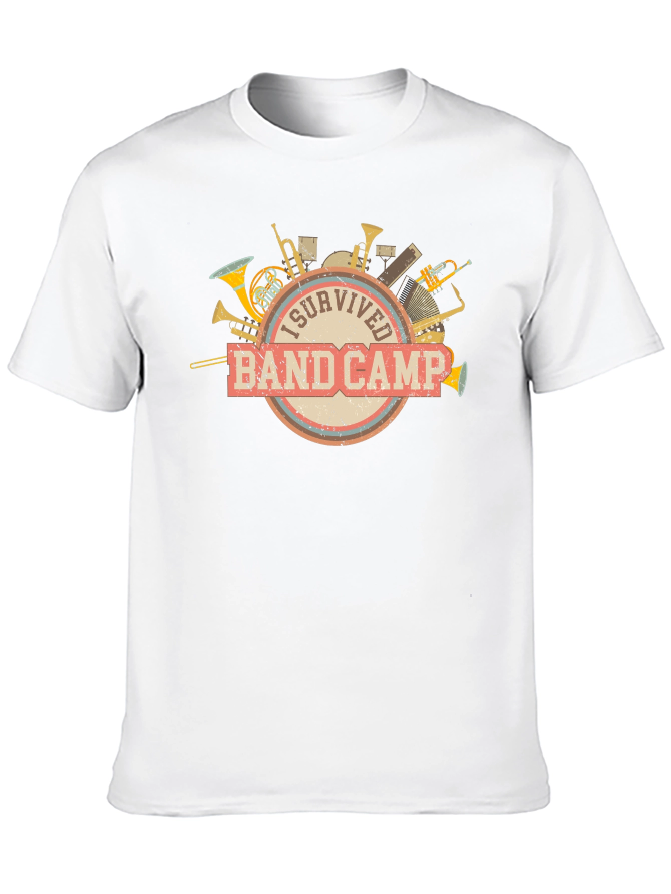 Black I Survived Band Camp Tee view 10
