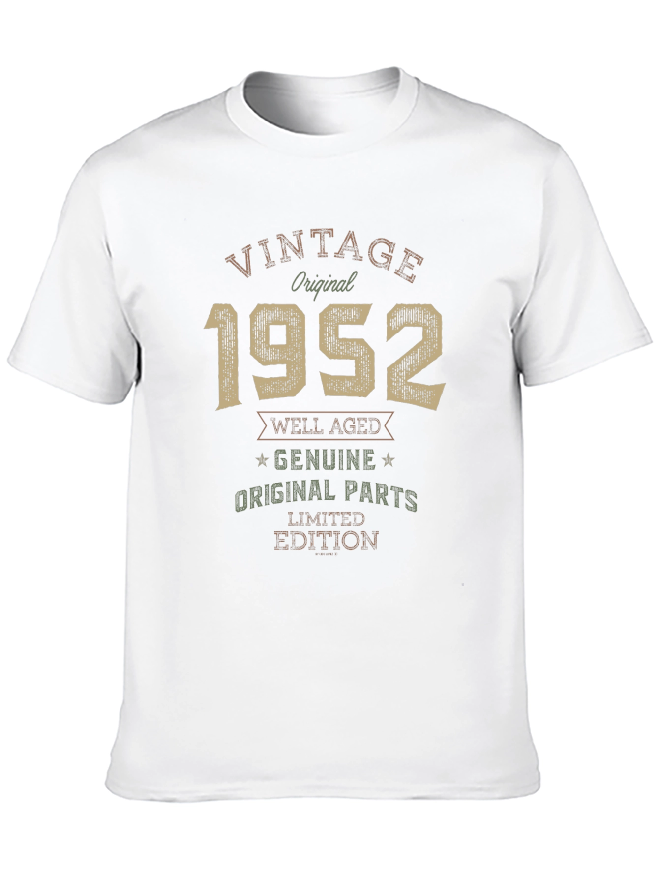 Black Vintage 1952 T-Shirt - Original Parts Limited Edition view 10