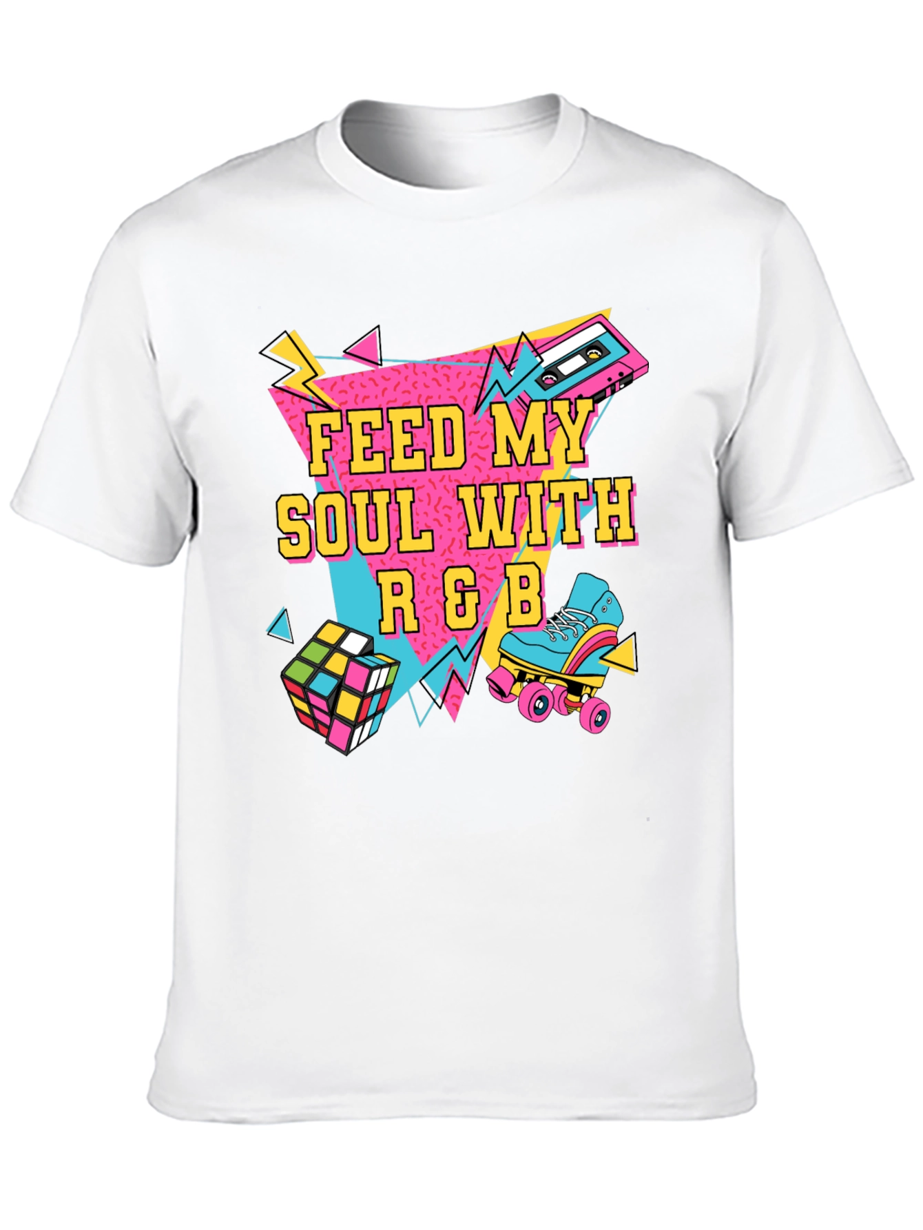 Retro R&B Music Graphic T-Shirt - 10