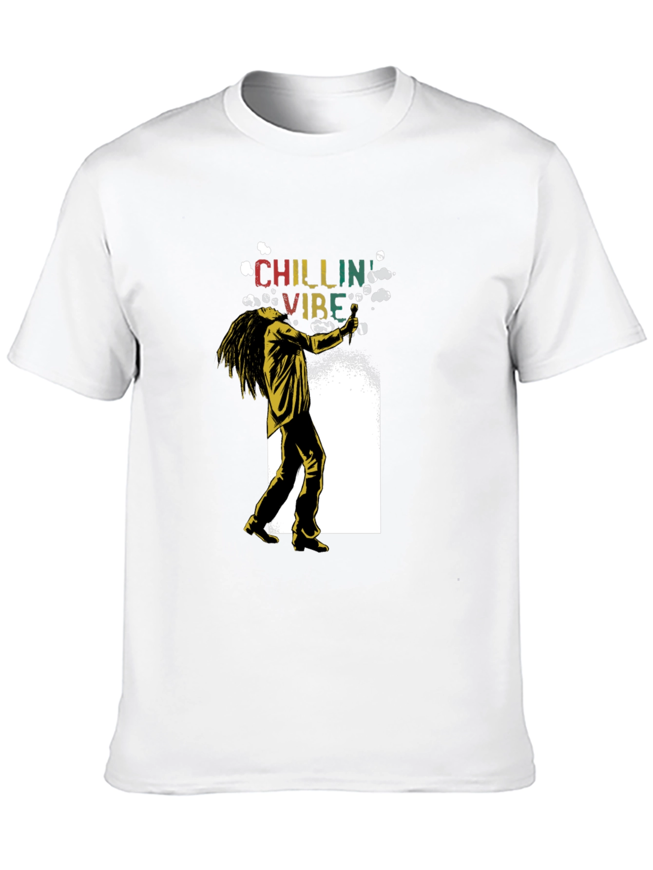 Black Chillin Vibe Graphic T-Shirt - Relaxed Style view 10
