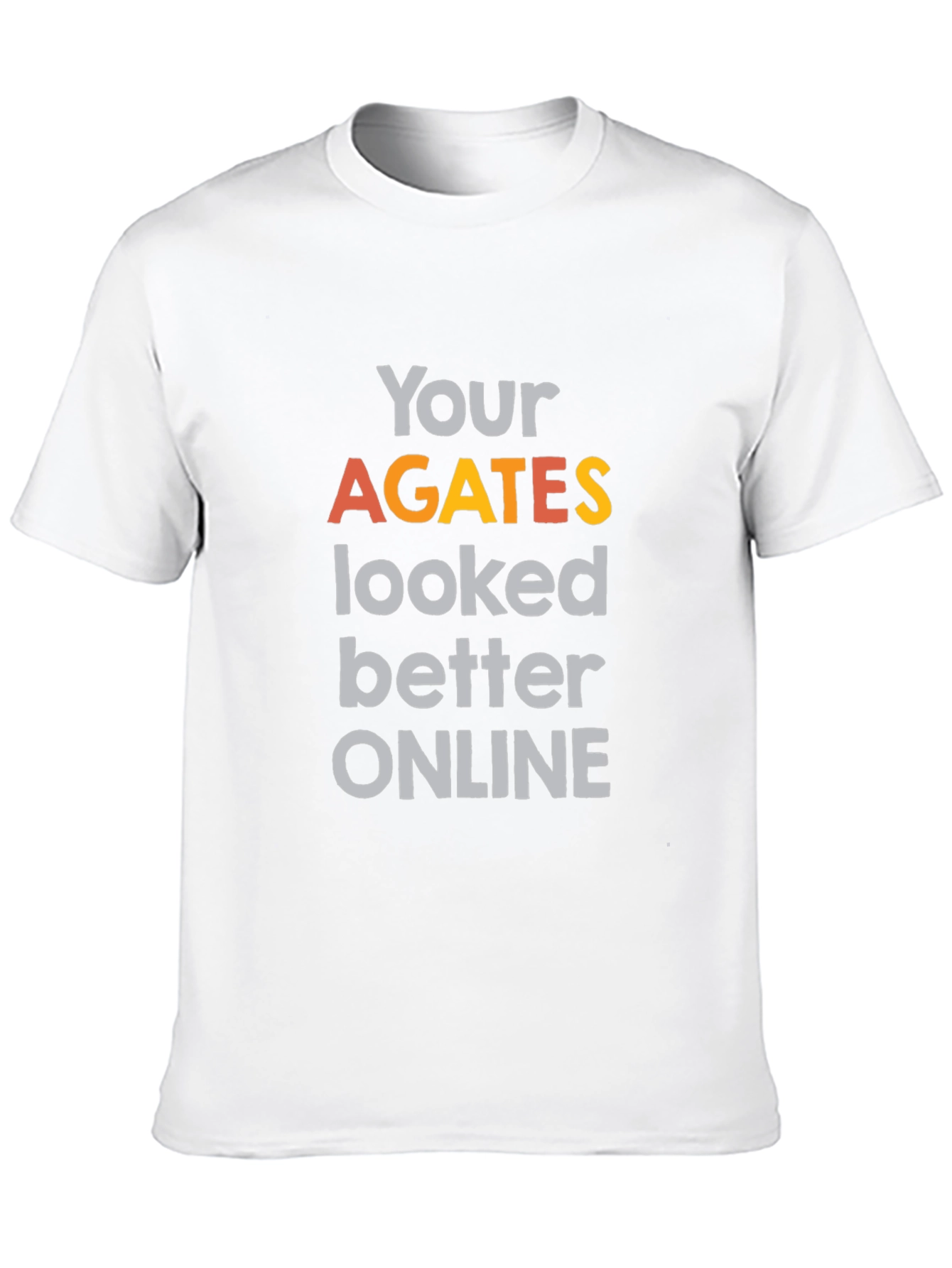 Black Funny Agates Graphic Tee - Novelty Statement T-Shirt view 10