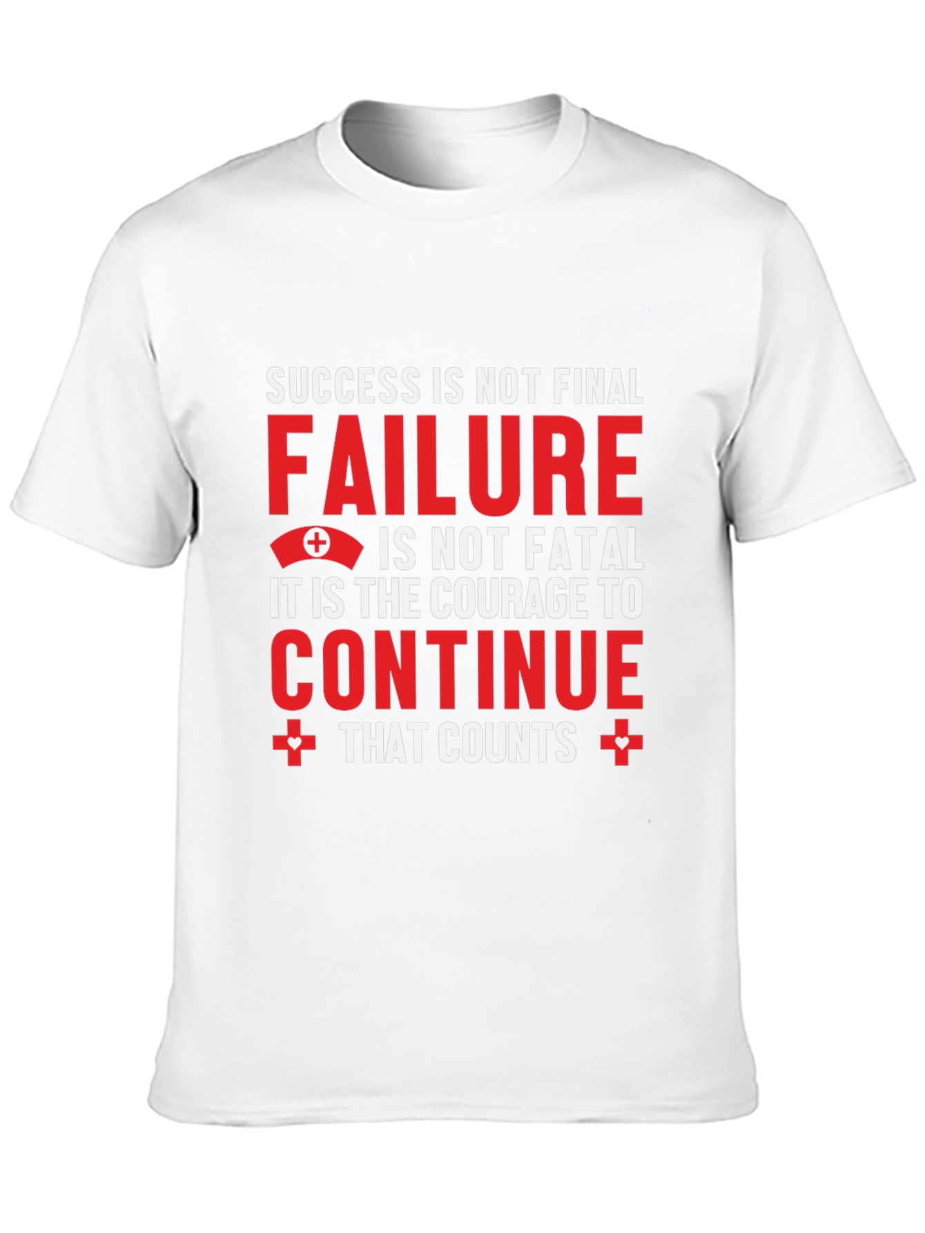 Black Courage to Continue Graphic T-Shirt view 10