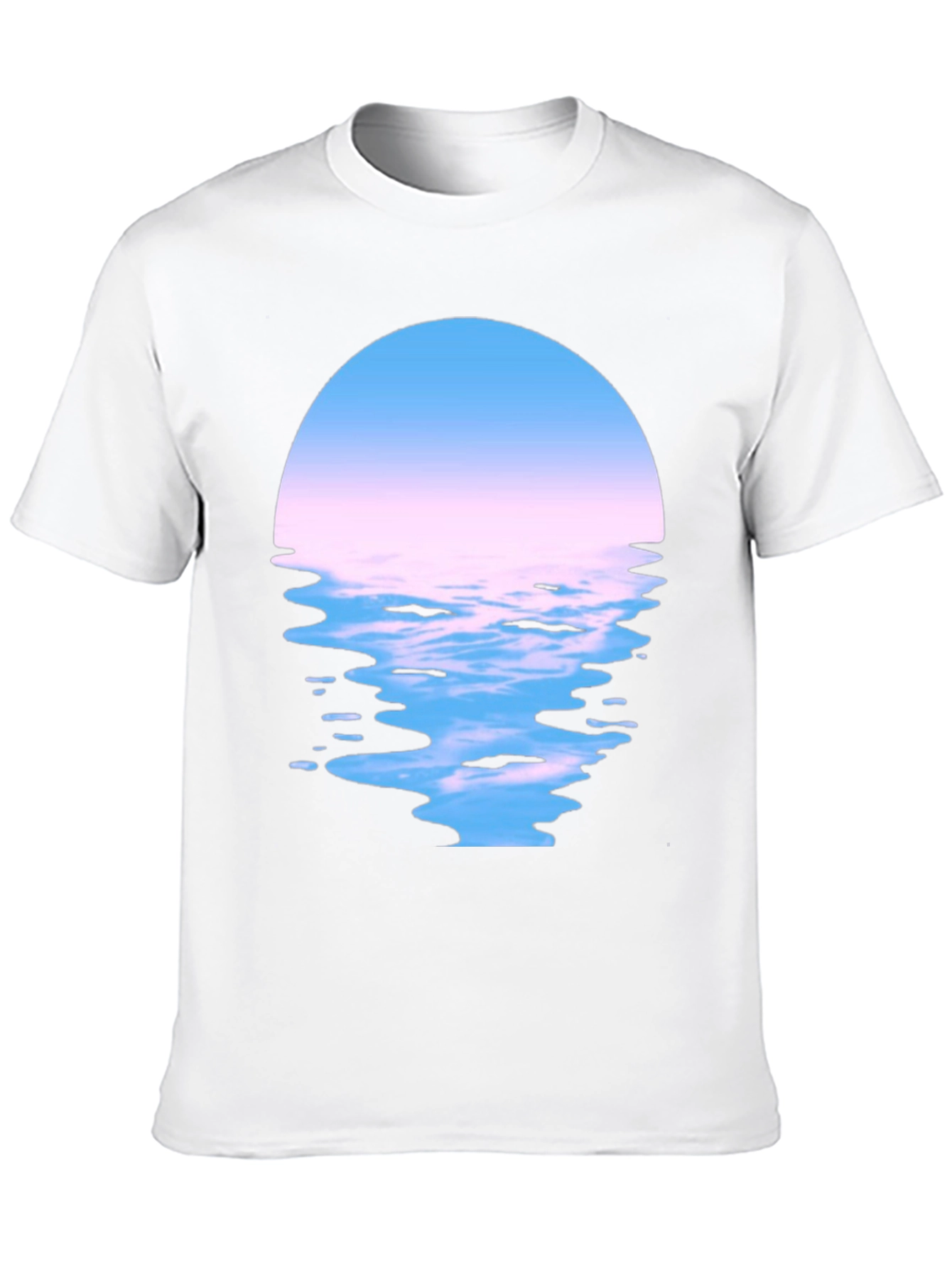Black Sunset Reflection Graphic Tee - Soft Cotton view 10