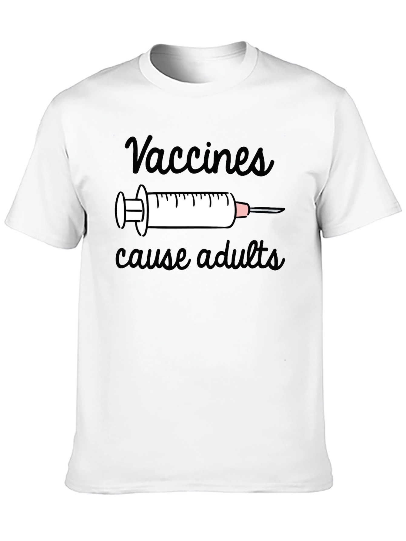 Black Vaccines Cause Adults T-Shirt view 10