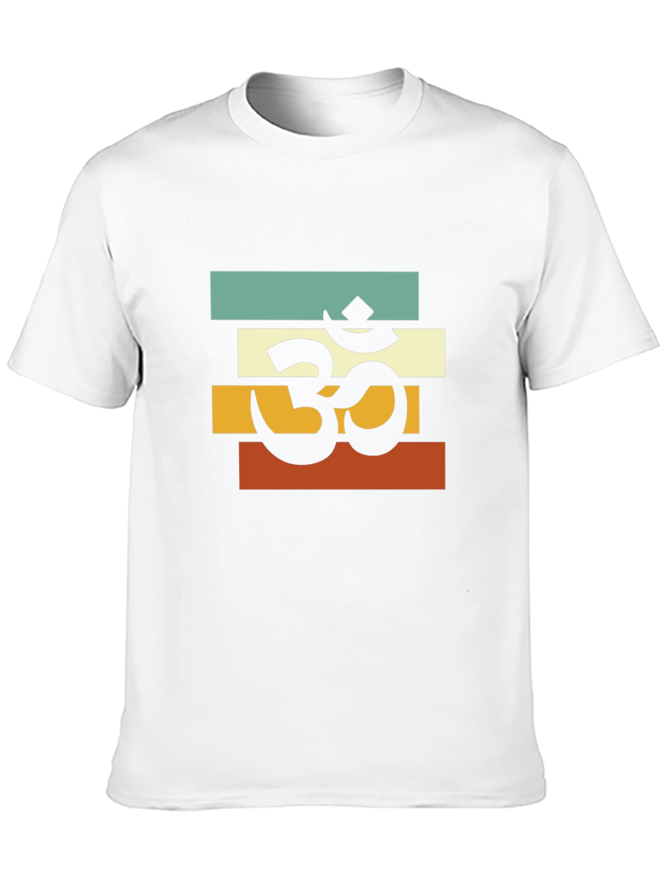 Black Om Retro Striped T-Shirt - Black view 10