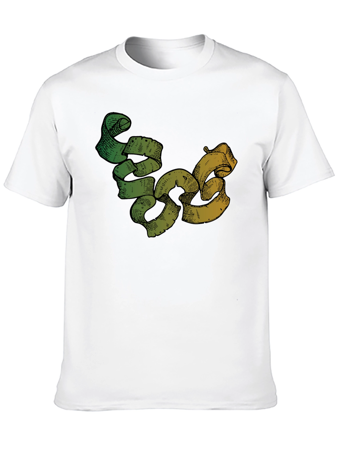 Black Retro Ribbon Graphic T-Shirt - Vintage Style Tee view 10