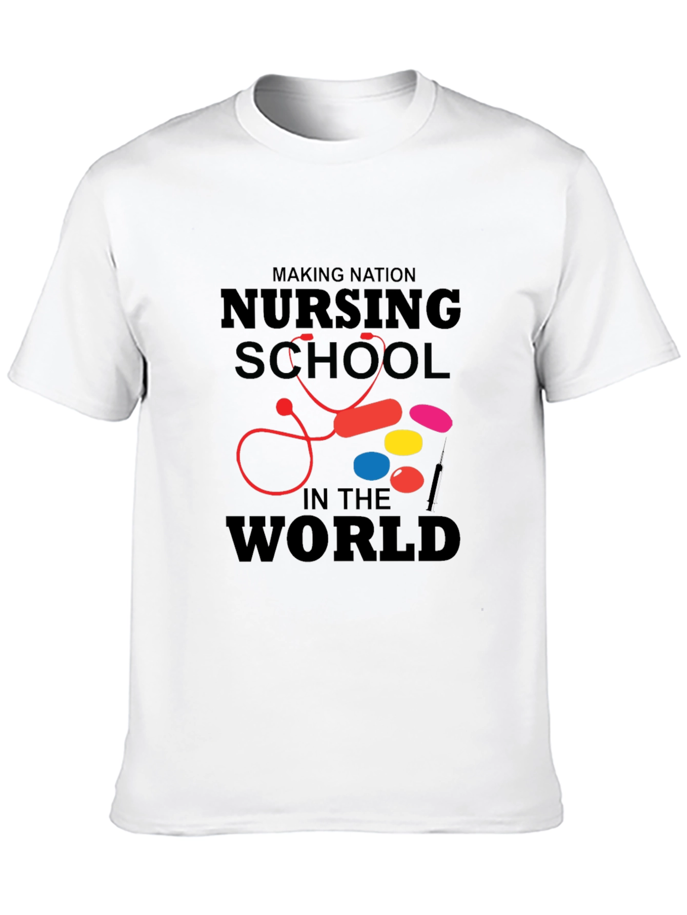 Black Nursing School T-Shirt: Making Nation Proud view 10
