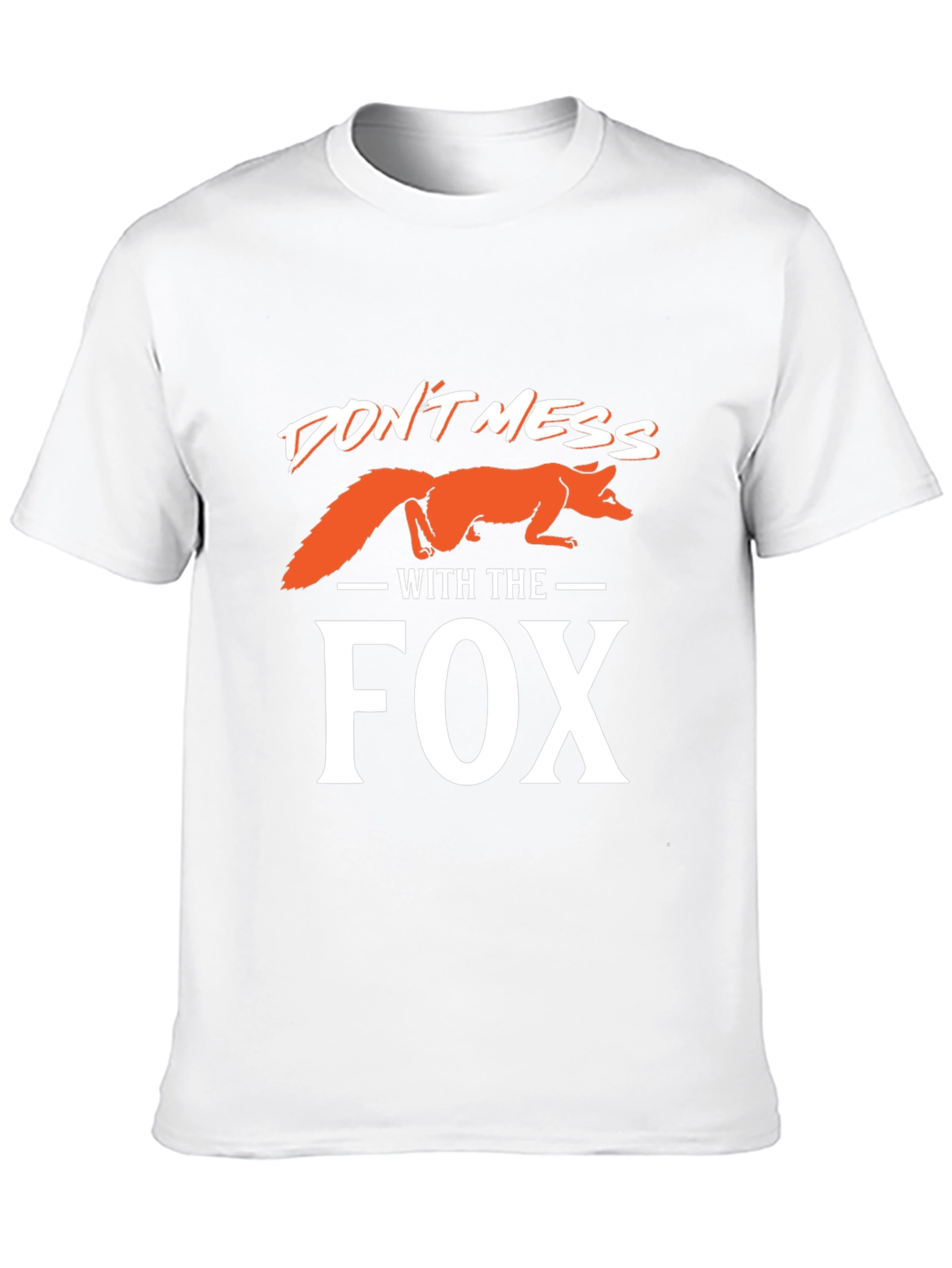 Black Don't Mess With the Fox T-Shirt view 10